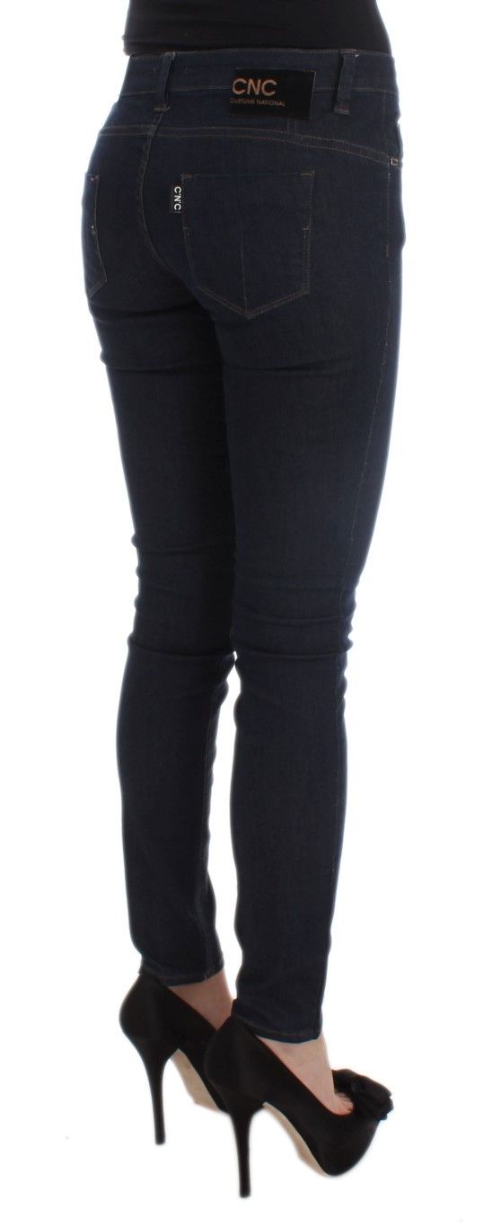 Costume National Sleek Slim Fit Designer Women's Denim Size 26" / US 2 / IT 38 - 4 Thumbnail