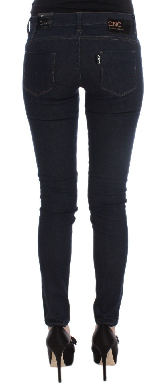 Costume National Sleek Slim Fit Designer Women's Denim Size 26" / US 2 / IT 38 - 3 Thumbnail
