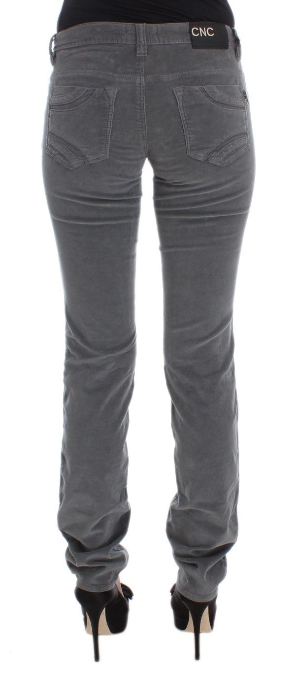 Costume National Sleek Super Slim Gray Women's Jeans Size 25" / US 0 / IT 36 - 3 Thumbnail