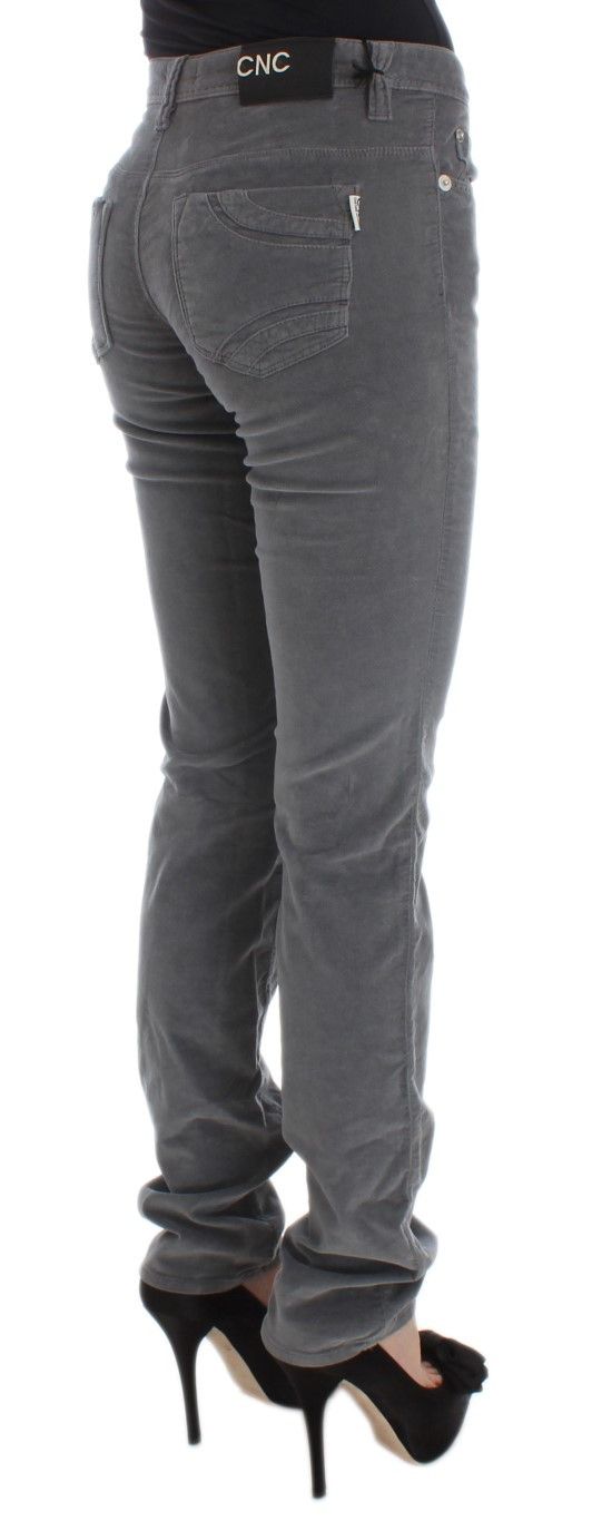 Costume National Sleek Super Slim Gray Women's Jeans Size 25" / US 0 / IT 36 - 4 Thumbnail