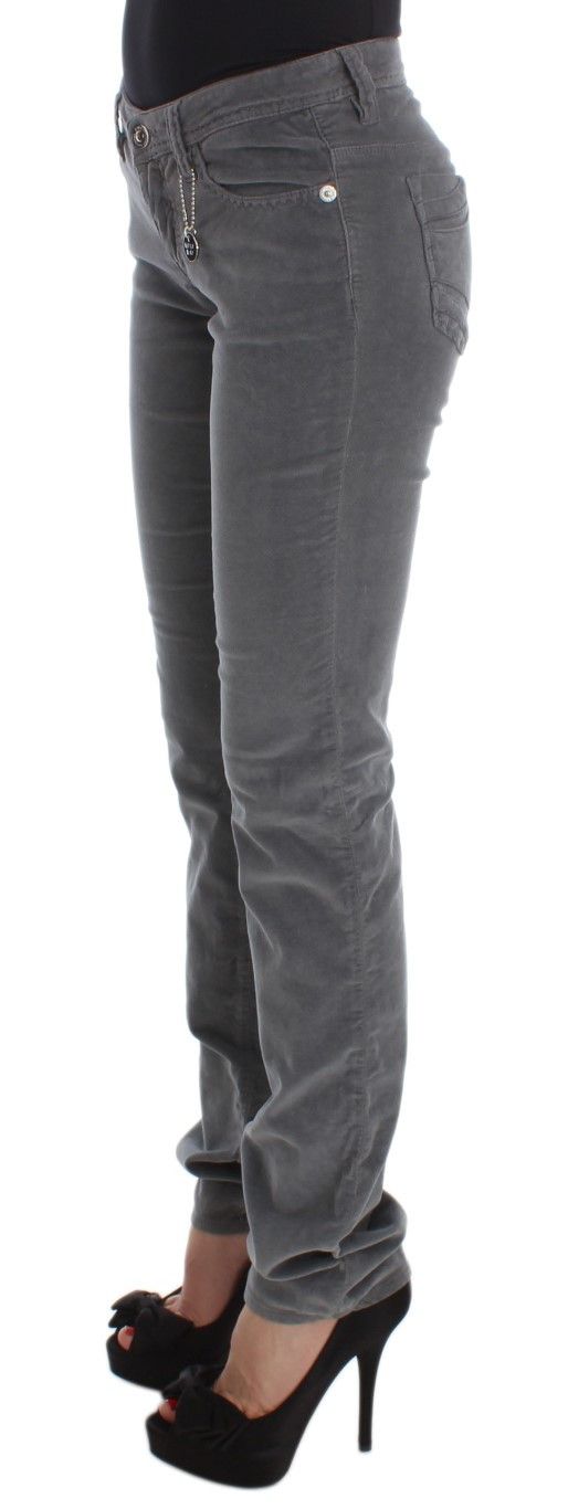 Costume National Sleek Super Slim Gray Women's Jeans Size 25" / US 0 / IT 36 - 2 Thumbnail