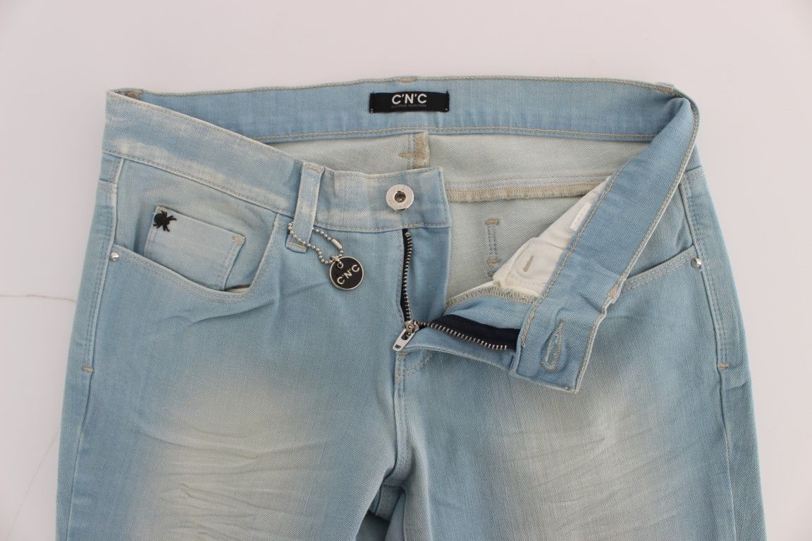 Costume National Chic Super Slim Blue Women's Jeans Size 26" / US 2 / IT 38 - 5 Thumbnail