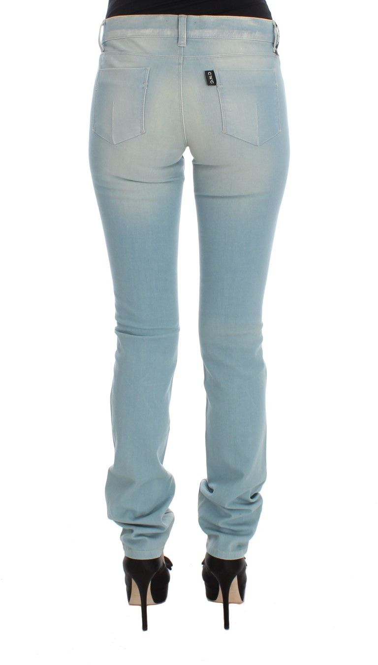 Costume National Chic Super Slim Blue Women's Jeans Size 26" / US 2 / IT 38 - 3 Thumbnail