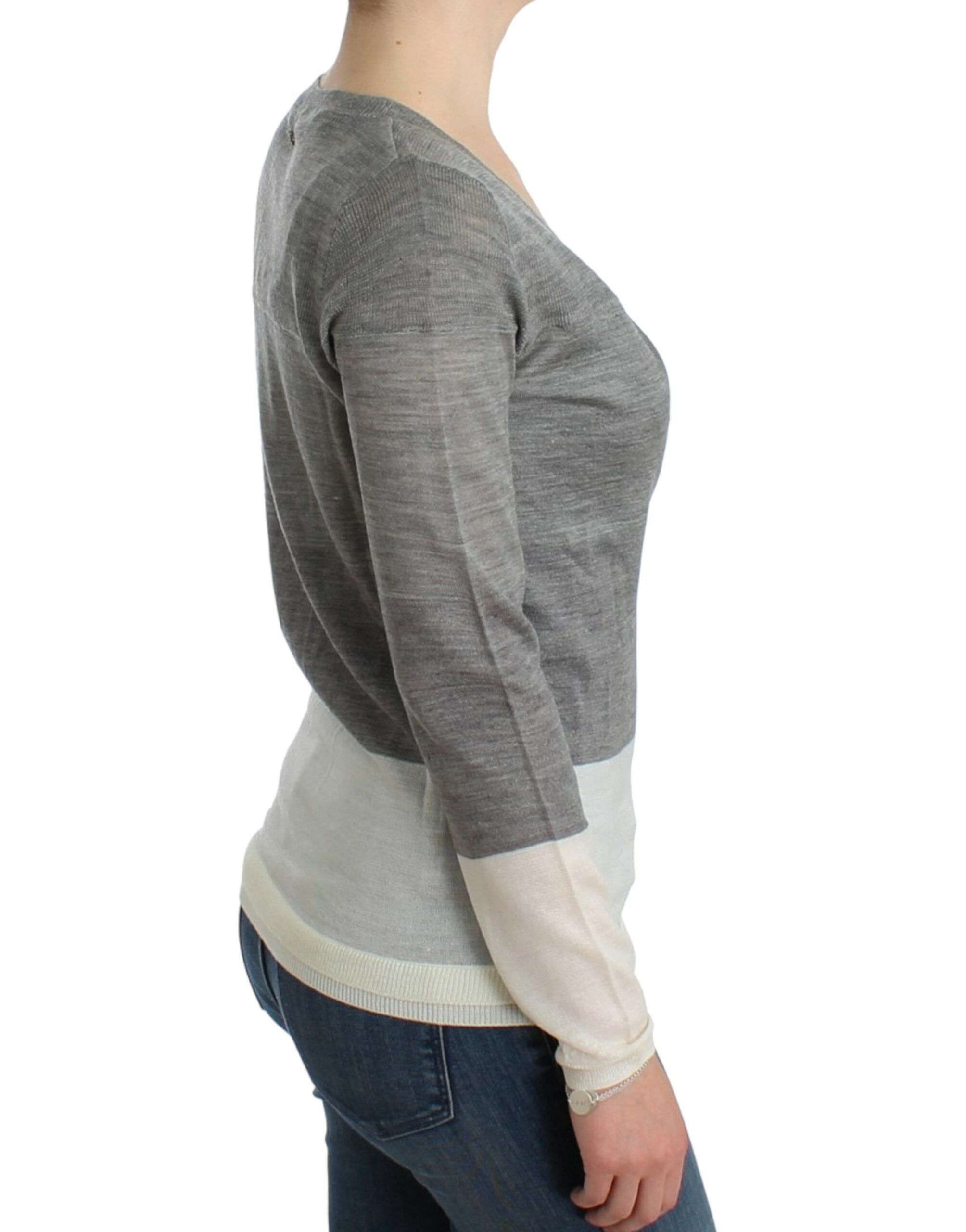 Costume National Chic Gray Lightweight Women's Cardigan Size XXS / US 00 / IT 34 - 4 Thumbnail