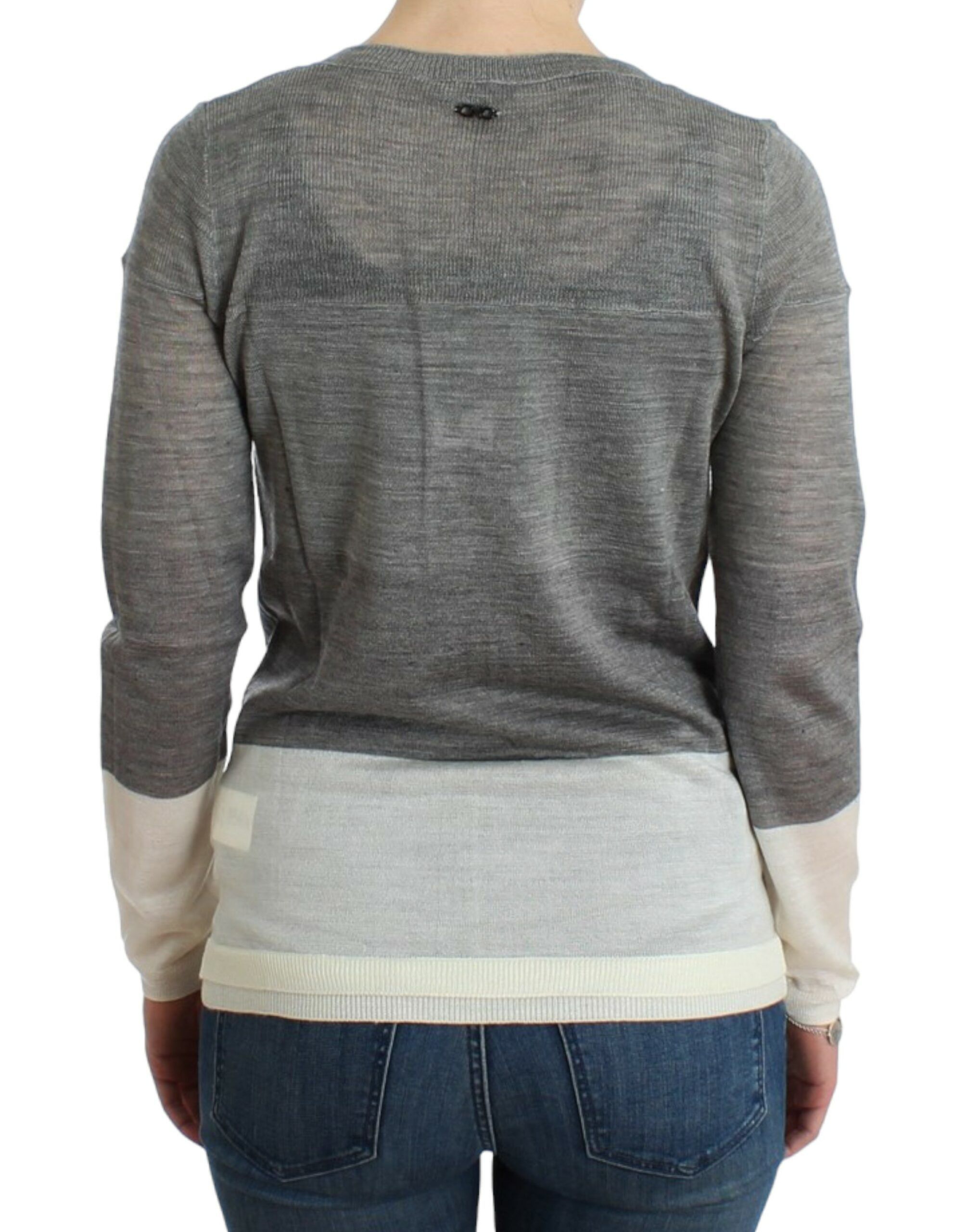 Costume National Chic Gray Lightweight Women's Cardigan Size XXS / US 00 / IT 34 - 3 Thumbnail