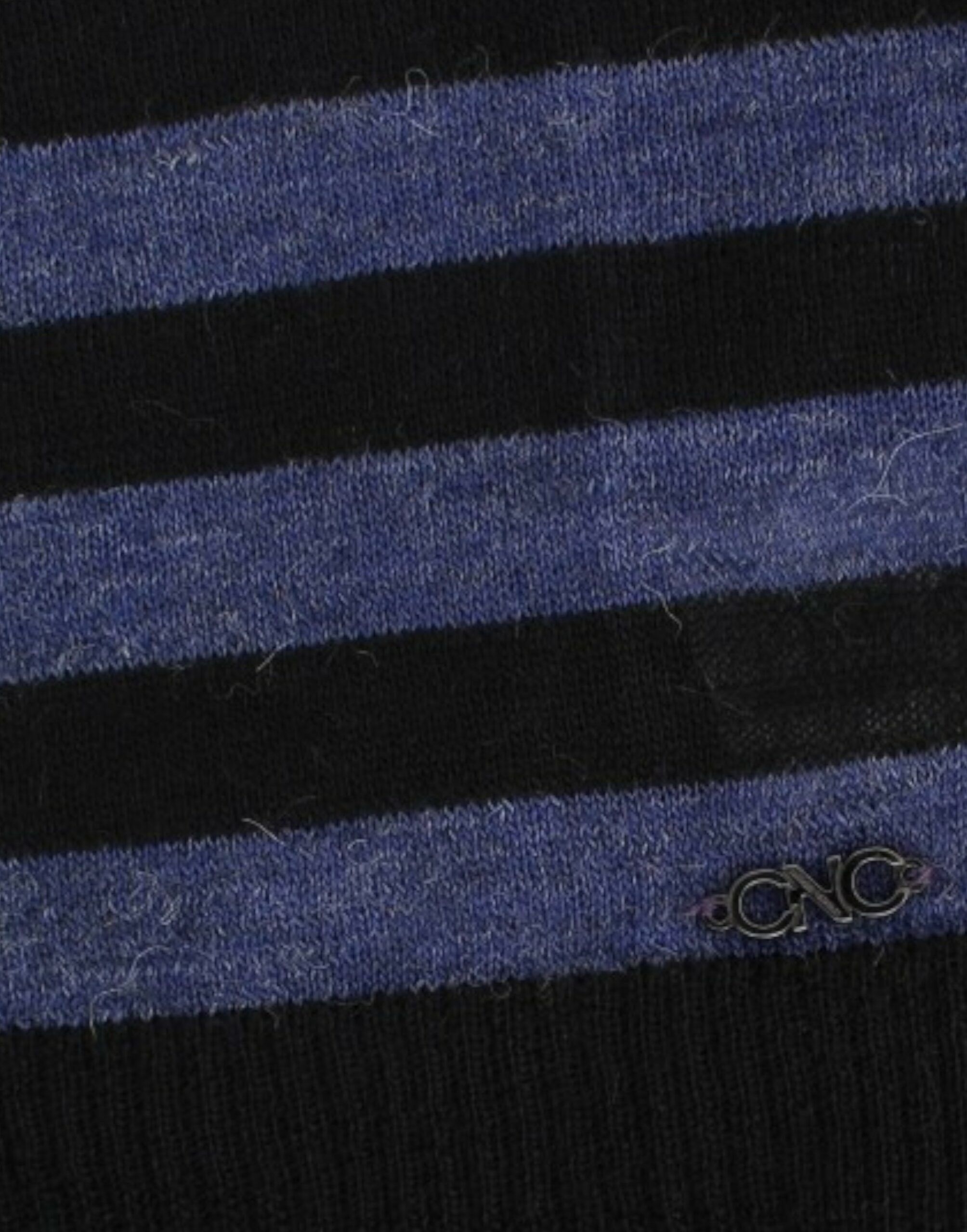 Costume National Striped V-Neck Luxury Women's Sweater Size M / US 6-8 / IT 42-44 - 6 Thumbnail