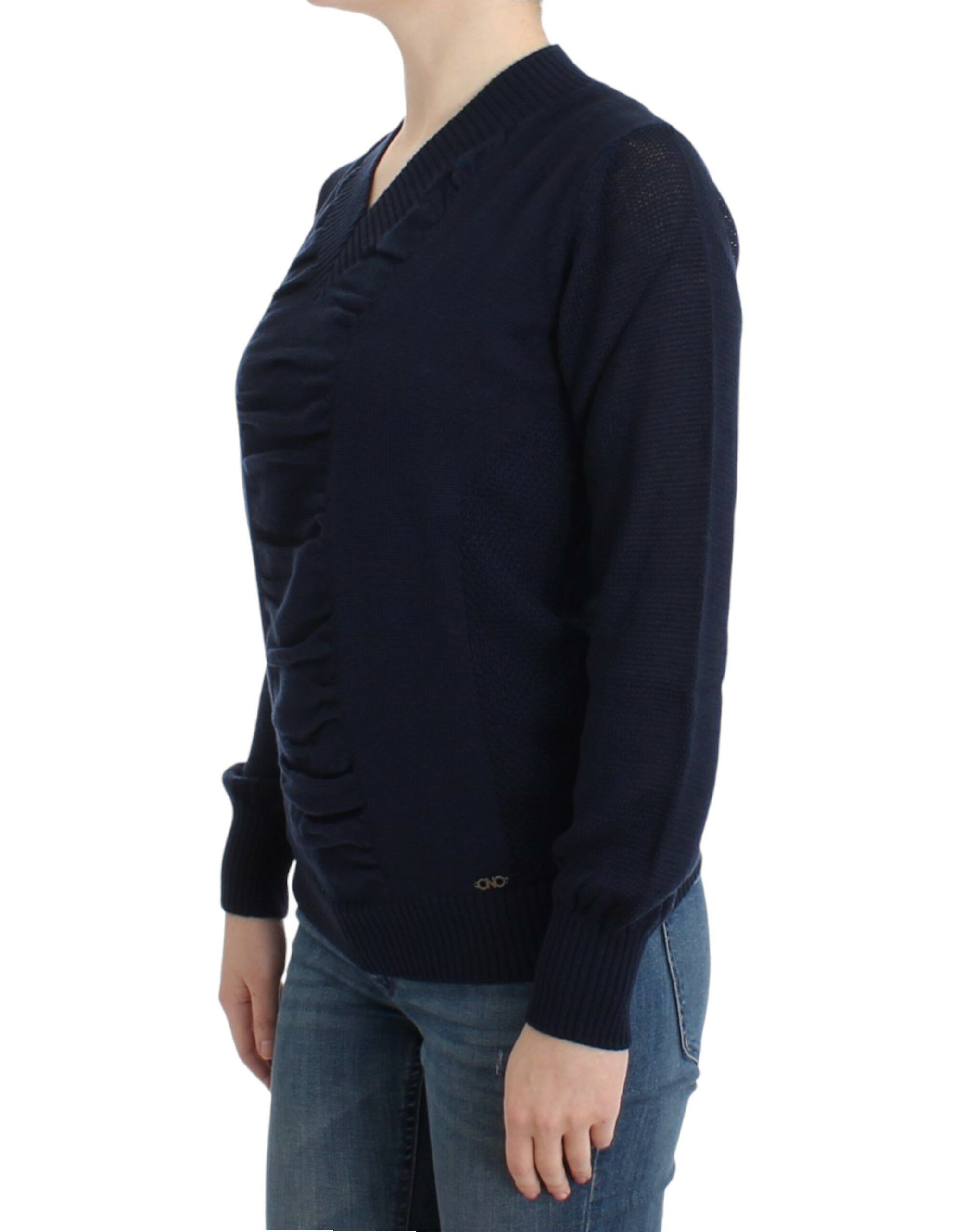 Costume National Elegant V-Neck Lightweight Women's Sweater Size XS / US 0-2 / IT 36-38 - 2 Thumbnail