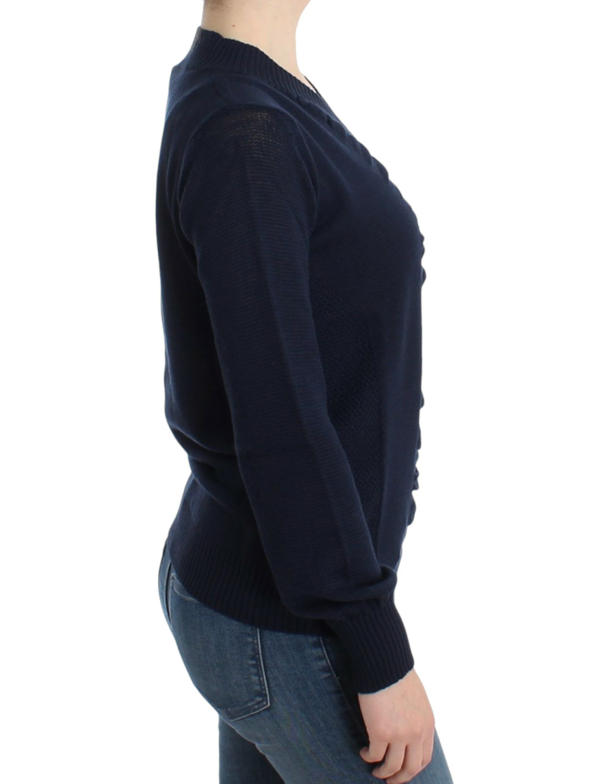 Costume National Elegant V-Neck Lightweight Women's Sweater Size XS / US 0-2 / IT 36-38 - 4 Thumbnail