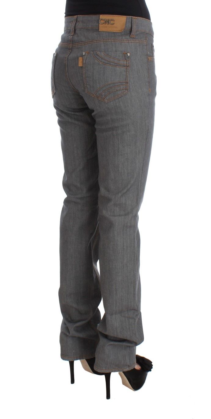 Costume National Elegant Gray Regular Fit Women's Jeans Size 26" / US 2 / IT 38 - 4 Thumbnail
