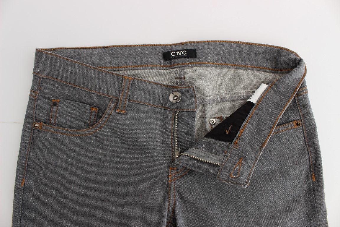 Costume National Elegant Gray Regular Fit Women's Jeans Size 26" / US 2 / IT 38 - 5 Thumbnail