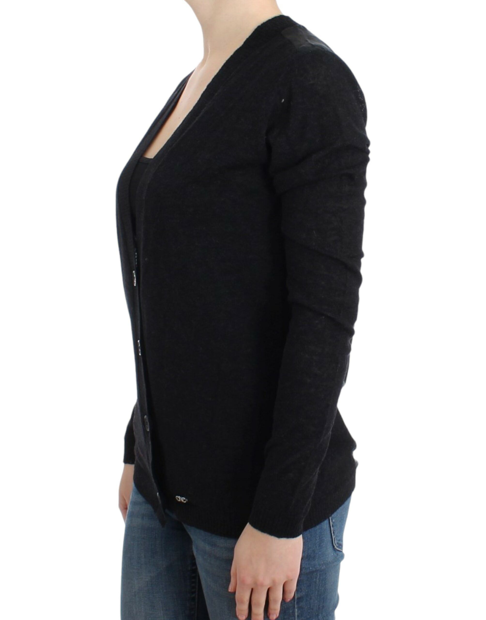 Costume National Elegant Deep V-neck Lightweight Women's Cardigan Size S / US 4 / IT 40 - 2 Thumbnail