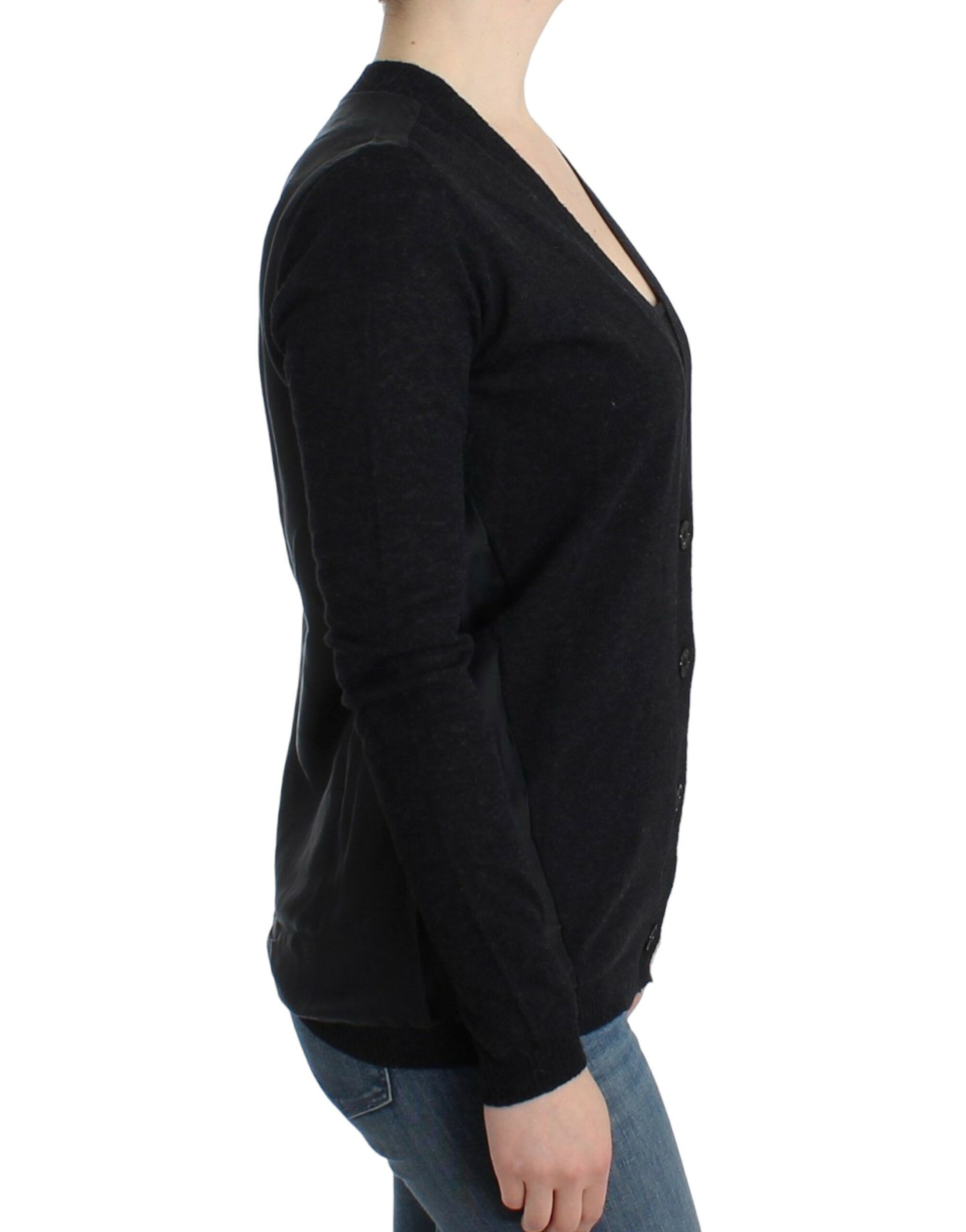 Costume National Elegant Deep V-neck Lightweight Women's Cardigan Size S / US 4 / IT 40 - 4 Thumbnail