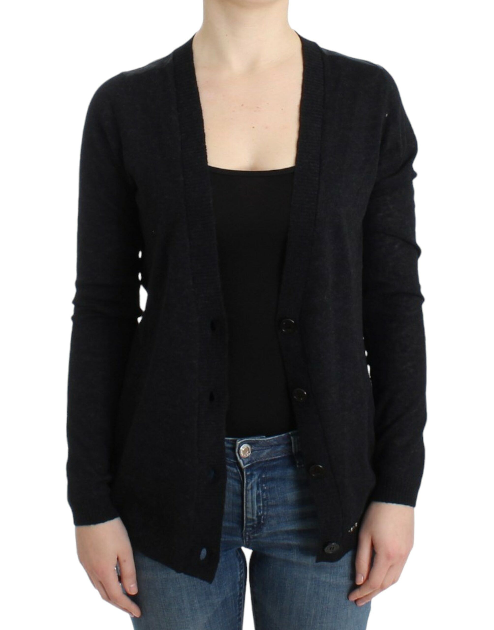 Costume National Elegant Deep V-neck Lightweight Women's Cardigan Size S / US 4 / IT 40 - 5 Thumbnail