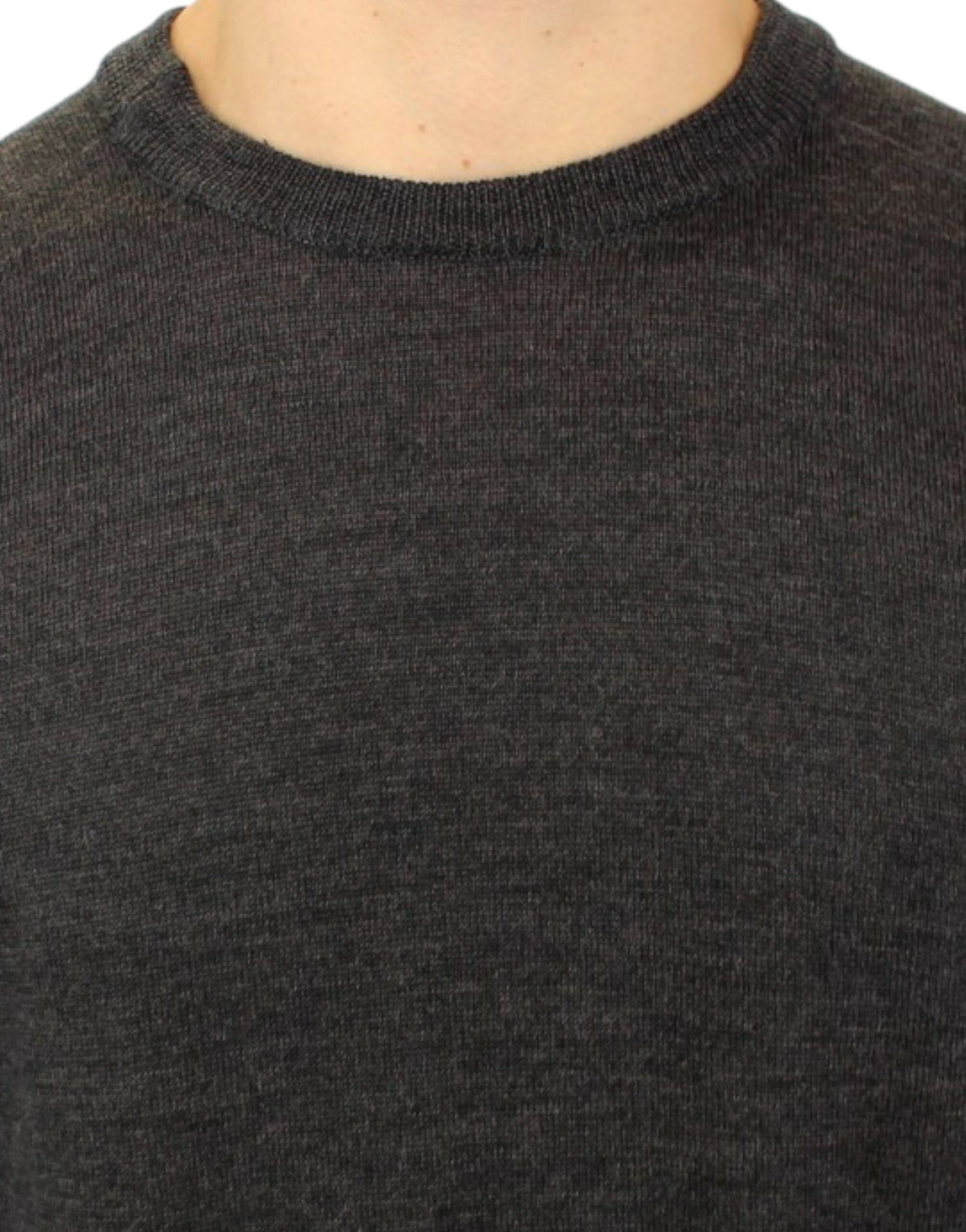 Costume National Elegant Gray Crewneck Sweater Men's Pullover Size US M / EU 48-50 / 2 - 5 Thumbnail