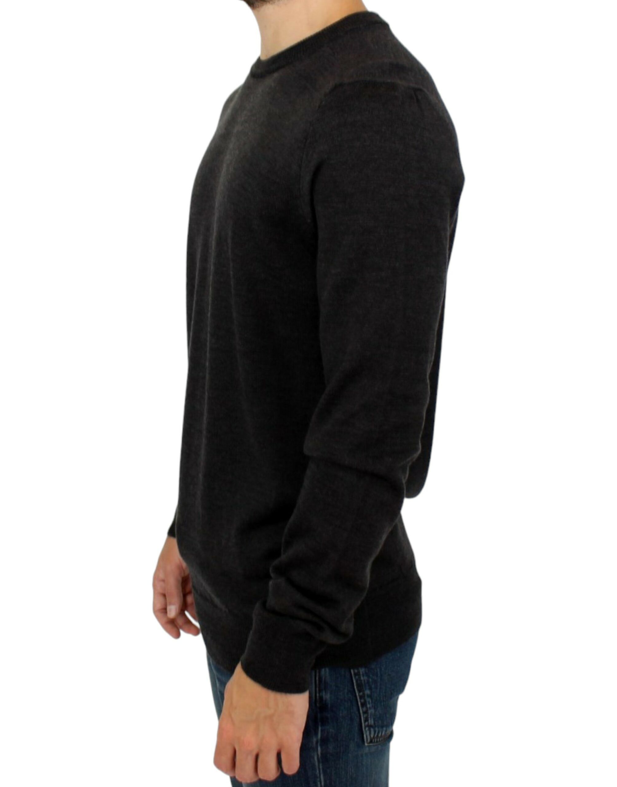 Costume National Elegant Gray Crewneck Sweater Men's Pullover Size US M / EU 48-50 / 2 - 2 Thumbnail