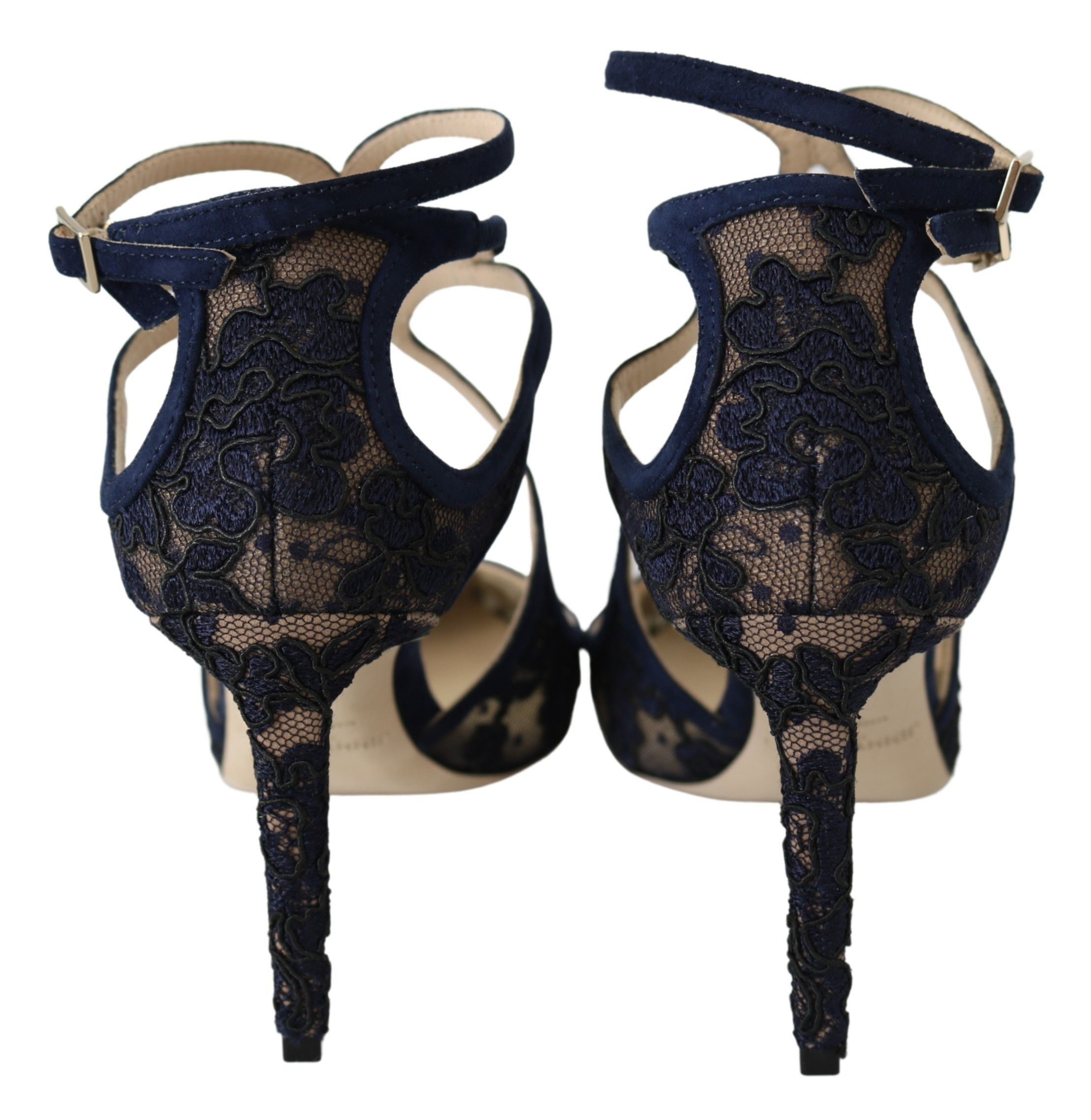 Jimmy Choo Navy Lancer Leather Pumps Elegance Women's Unleashed Size US 6.5 / IT 36.5 - 5 Thumbnail