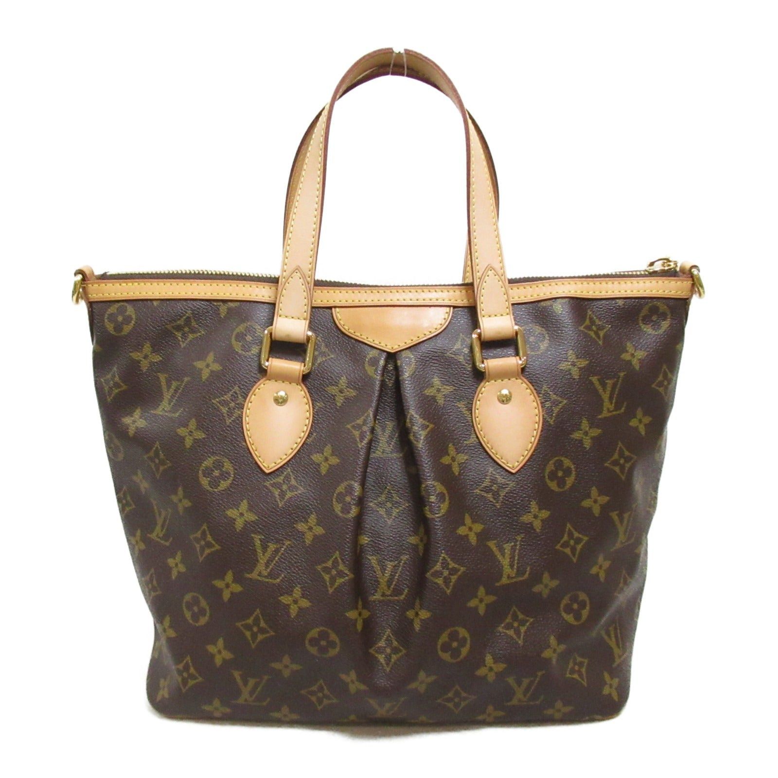 Louis Vuitton Louis Vuitton Palermo Pm Shoulder Bag Coated Canvas Monogram Brown Size ONE SIZE - 2 Thumbnail