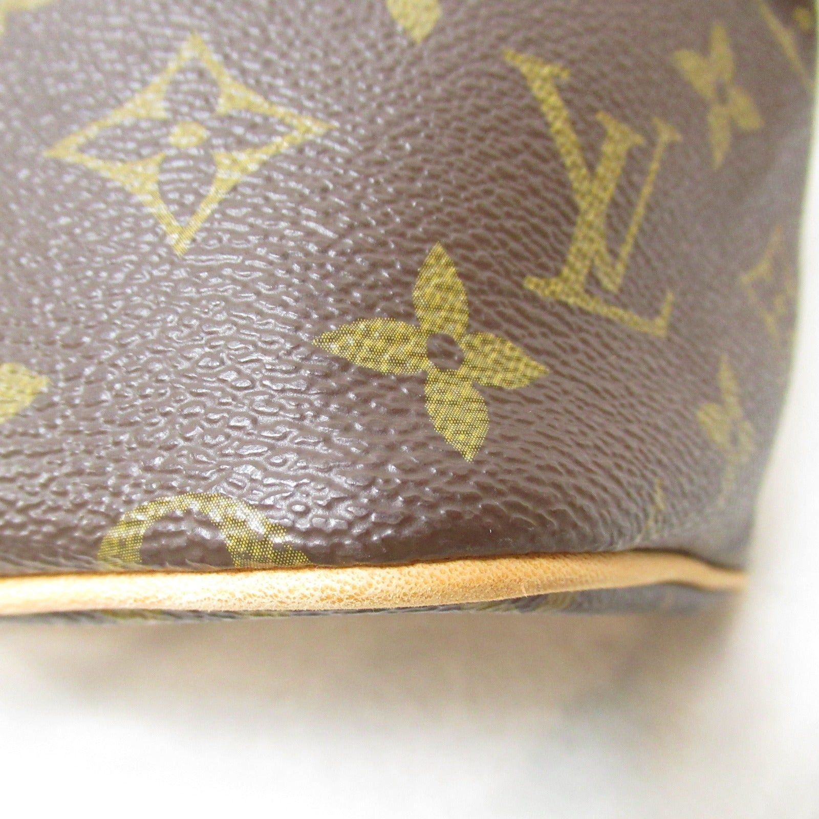 Louis Vuitton Louis Vuitton Palermo Pm Shoulder Bag Coated Canvas Monogram Brown Size ONE SIZE - 9 Thumbnail