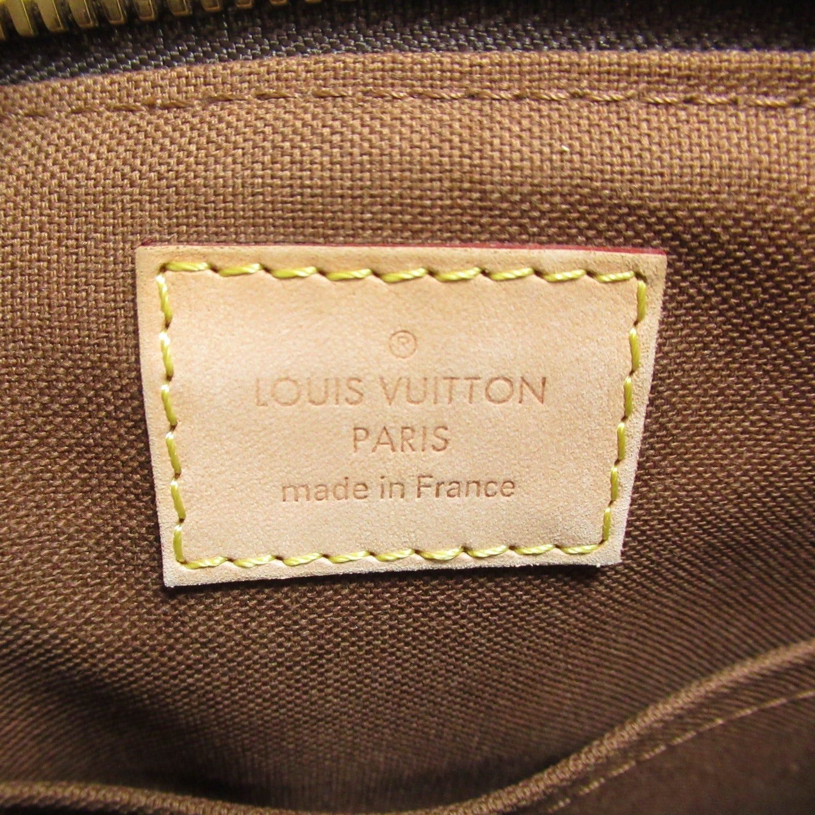 Louis Vuitton Louis Vuitton Palermo Pm Shoulder Bag Coated Canvas Monogram Brown Size ONE SIZE - 6 Thumbnail