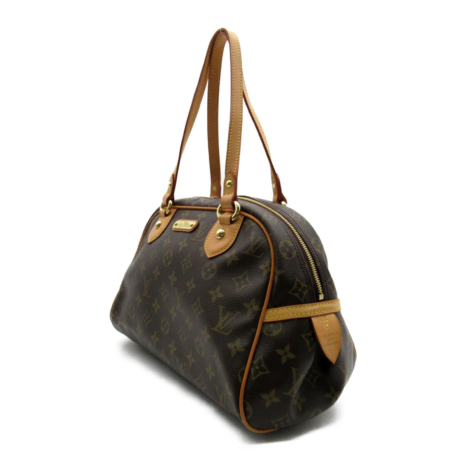 Louis Vuitton Louis Vuitton Montorgueil Pm Shoulder Bag Coated Canvas Monogram Brown Size ONE SIZE - 2 Thumbnail