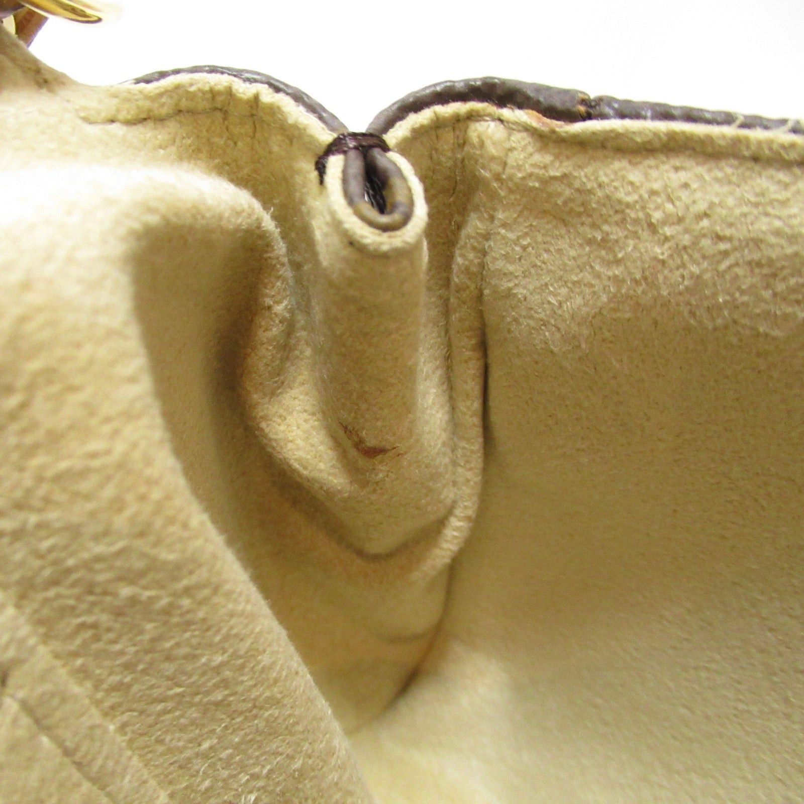 Louis Vuitton Louis Vuitton Pochette Beverly Shoulder Bag Coated Canvas Monogram Brown Size ONE SIZE - 11 Thumbnail