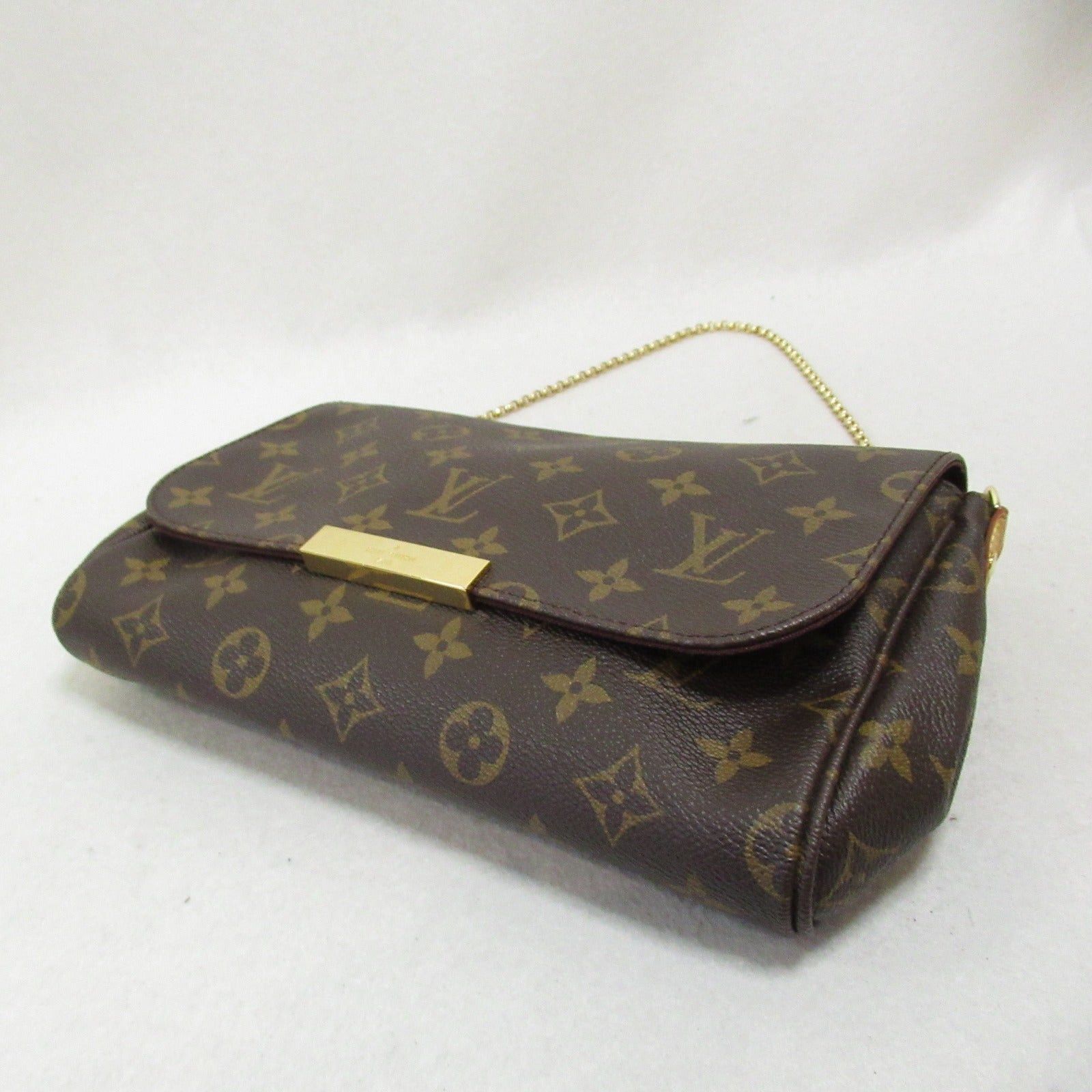 Louis Vuitton Louis Vuitton Favorite Mm Shoulder Bag Coated Canvas Monogram Brown Size ONE SIZE - 4 Thumbnail