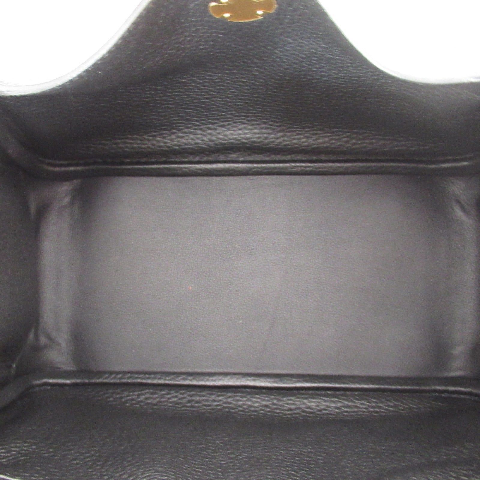 Hermes Hermes Lindy 26 Black Shoulder Bag Leather Clemence (Hermes) Gold Hardware U Stamp Size ONE SIZE - 5 Thumbnail