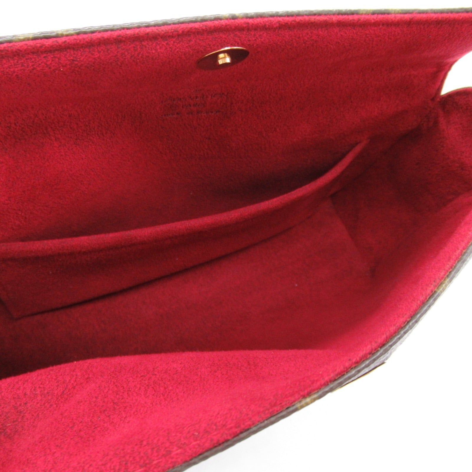 Louis Vuitton Louis Vuitton Recital Handbag Coated Canvas Monogram Brown Size ONE SIZE - 5 Thumbnail