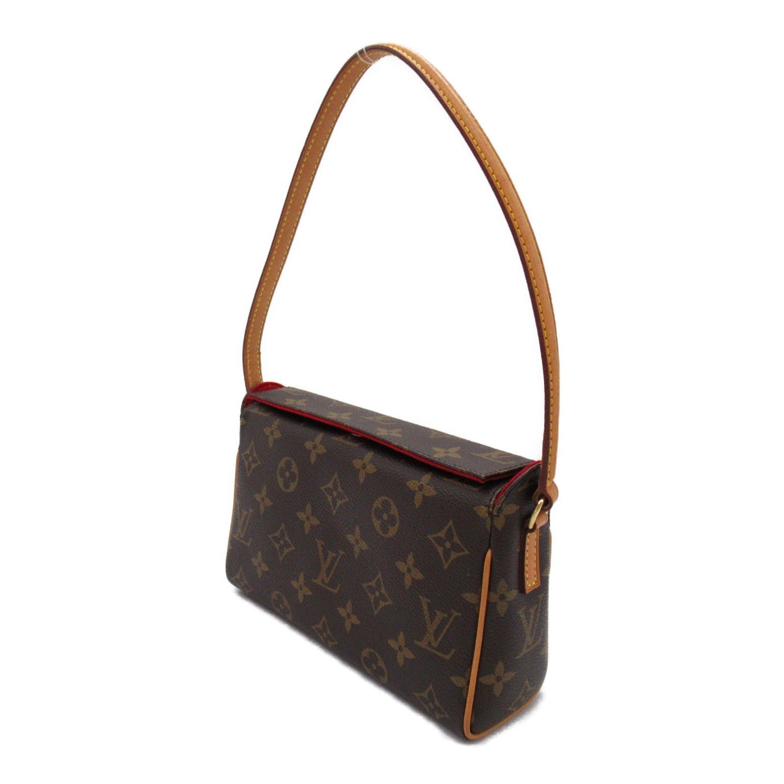 Louis Vuitton Louis Vuitton Recital Handbag Coated Canvas Monogram Brown Size ONE SIZE - 3 Thumbnail
