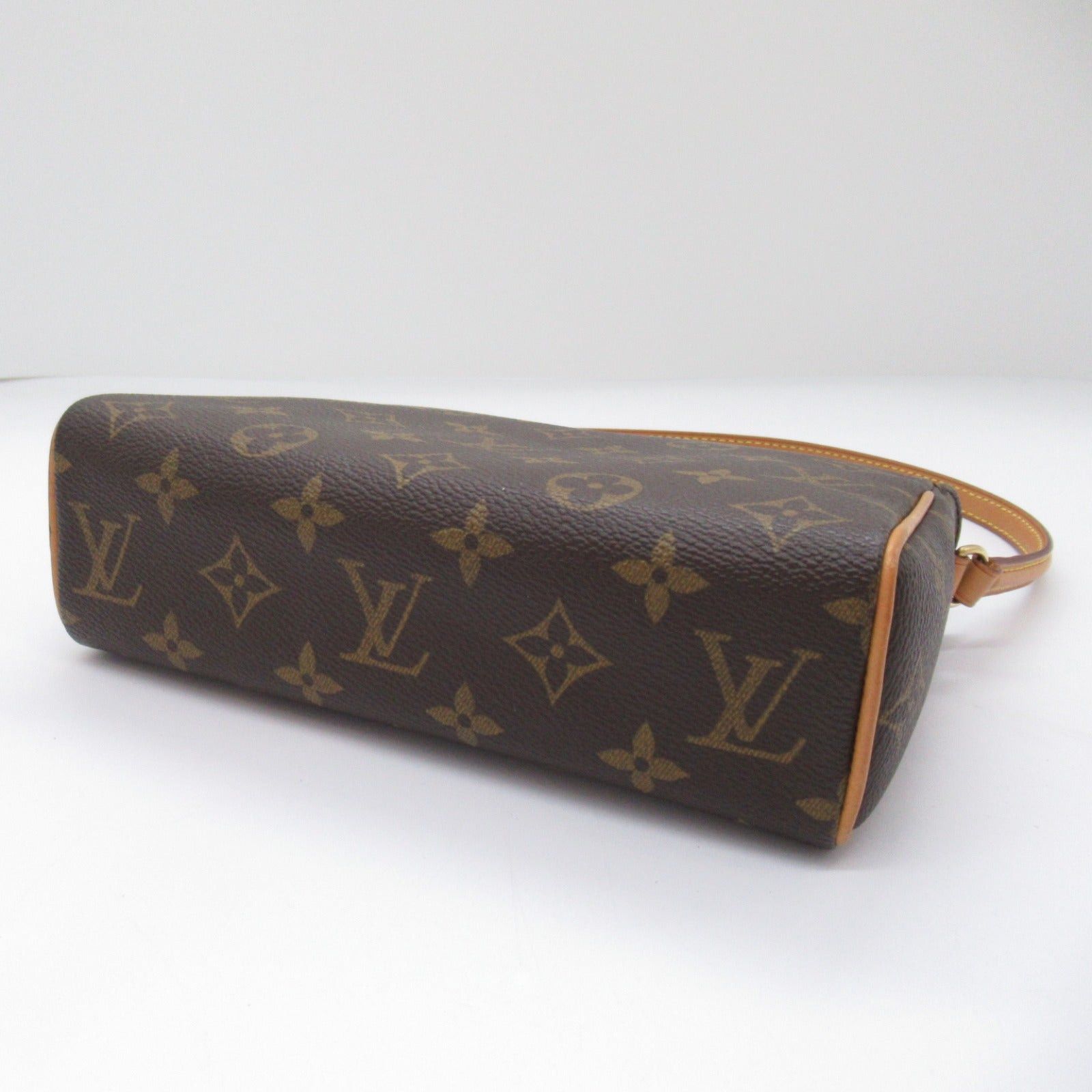 Louis Vuitton Louis Vuitton Recital Handbag Coated Canvas Monogram Brown Size ONE SIZE - 4 Thumbnail