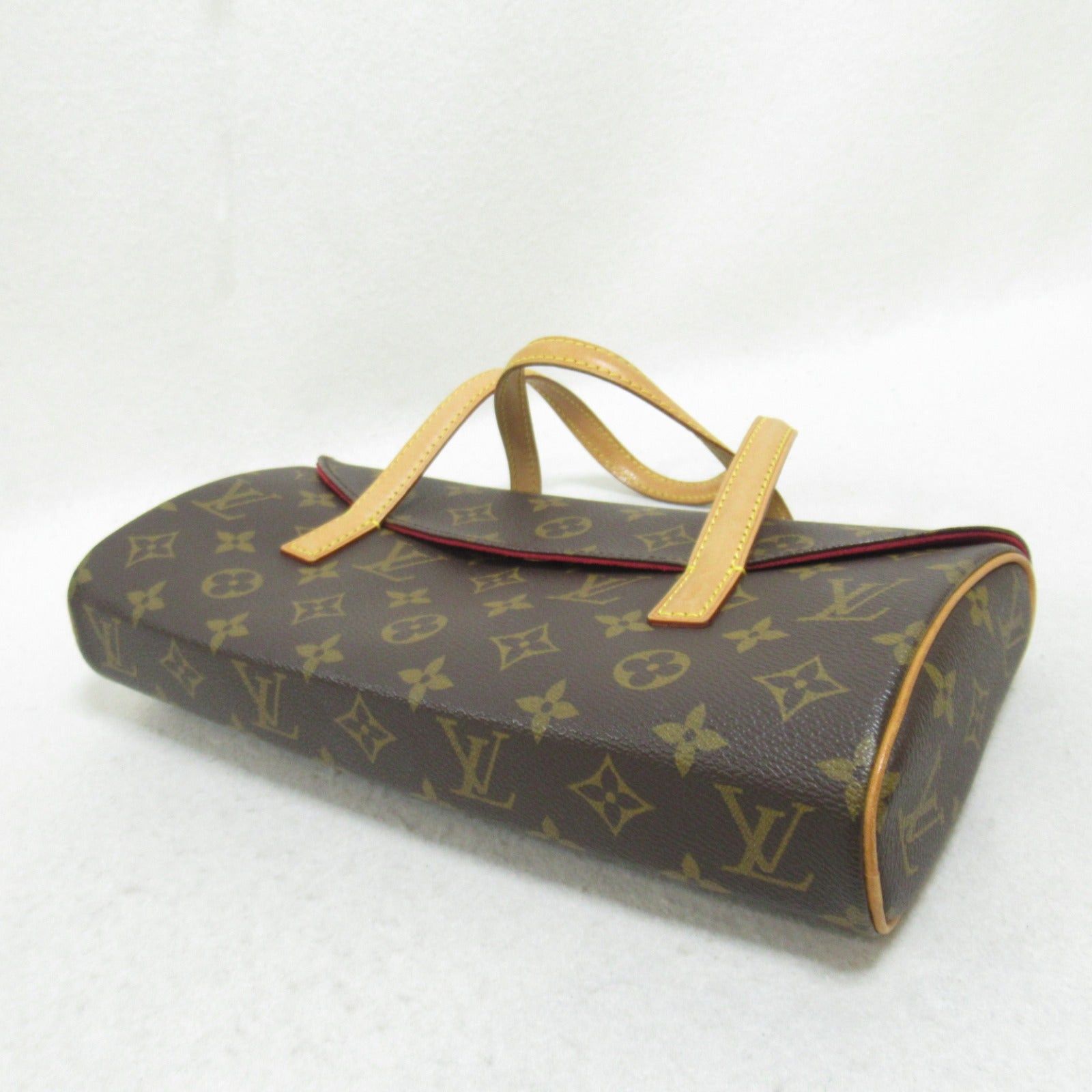 Louis Vuitton Louis Vuitton Sonatine Handbag Coated Canvas Monogram Brown Size ONE SIZE - 4 Thumbnail