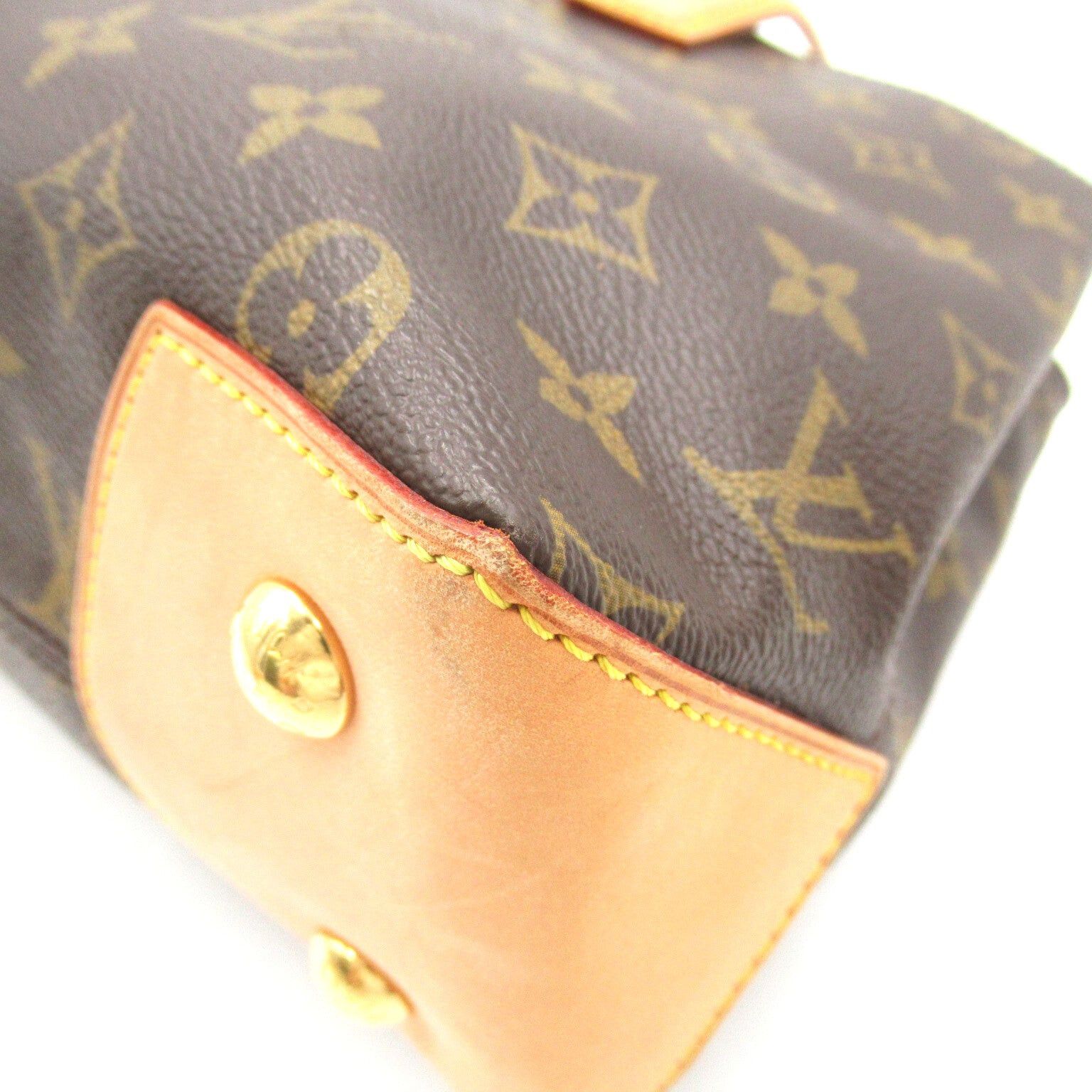 Louis Vuitton Louis Vuitton Wilshire Pm Handbag Coated Canvas Monogram Brown Size ONE SIZE - 9 Thumbnail