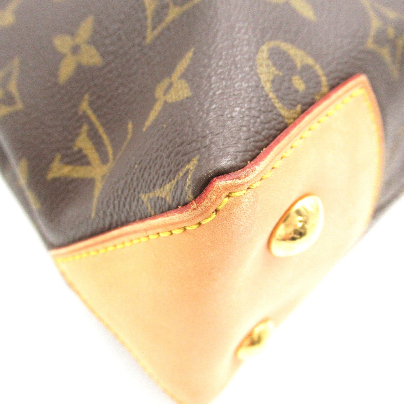 Louis Vuitton Louis Vuitton Wilshire Pm Handbag Coated Canvas Monogram Brown Size ONE SIZE - 10 Thumbnail