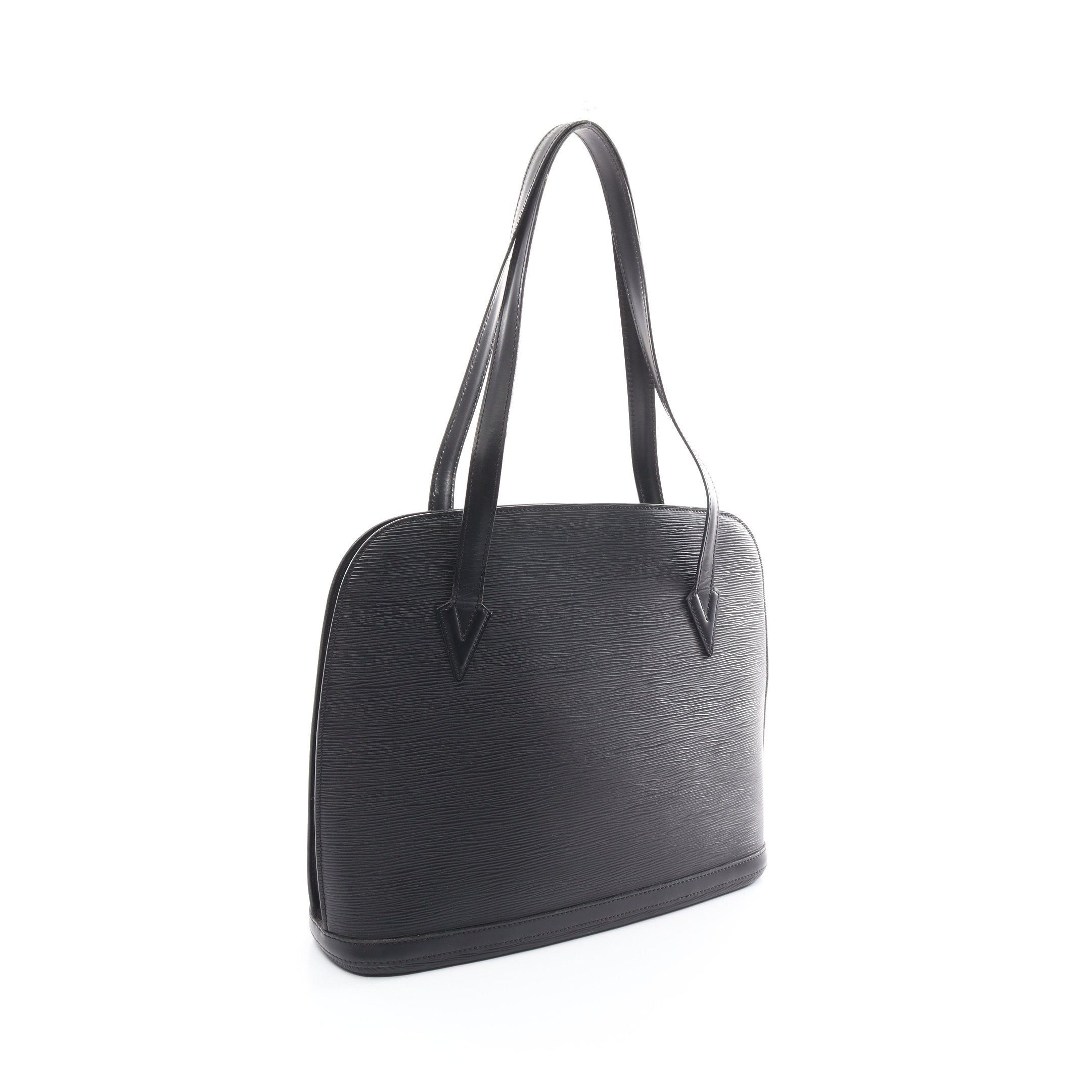 Louis Vuitton Louis Vuitton Lussac Epi Noir Shoulder Bag Leather Black Size ONE SIZE - 2 Thumbnail
