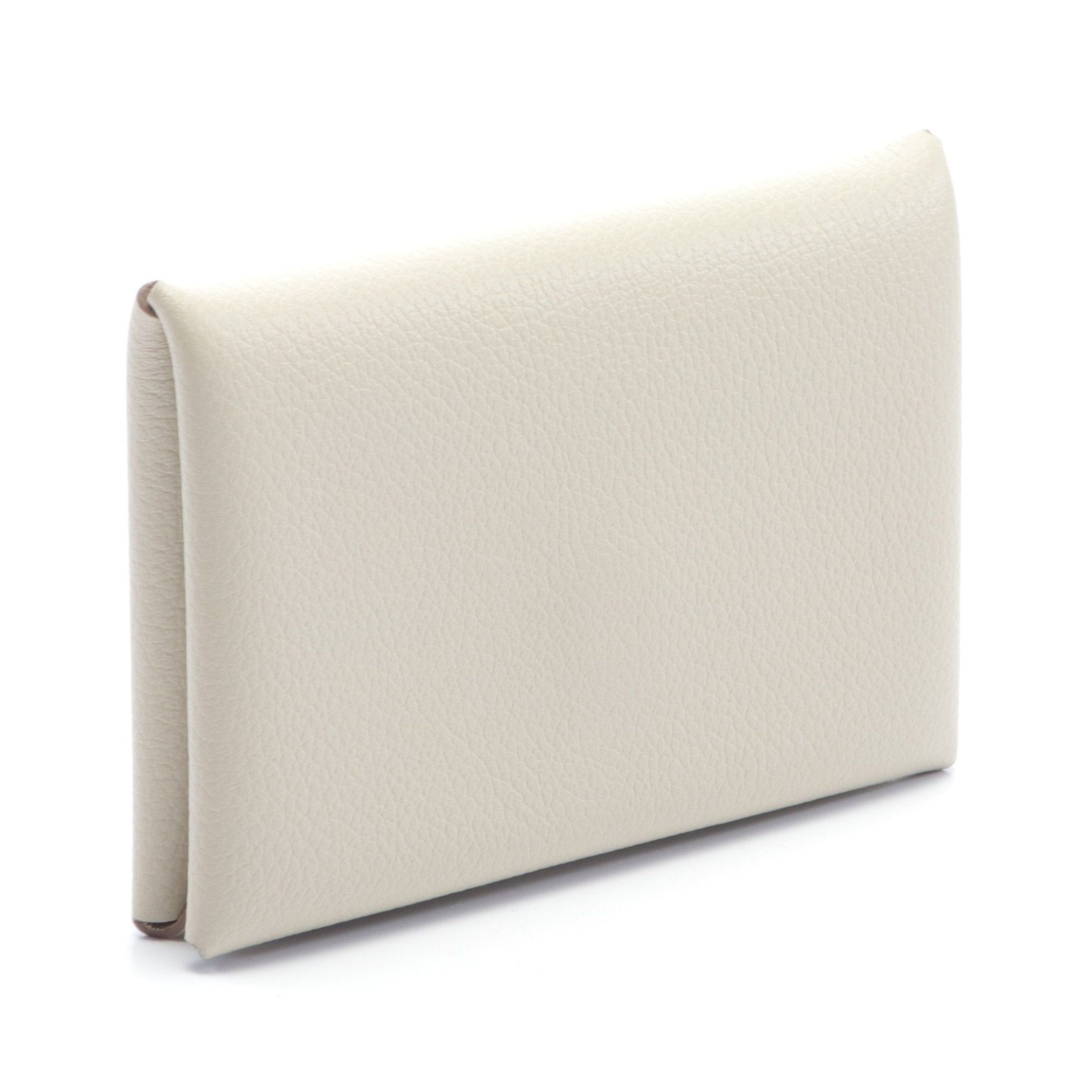 Hermes Hermes Calvi Coin Purse Evercolor Beige B Stamp Size ONE SIZE - 2 Thumbnail