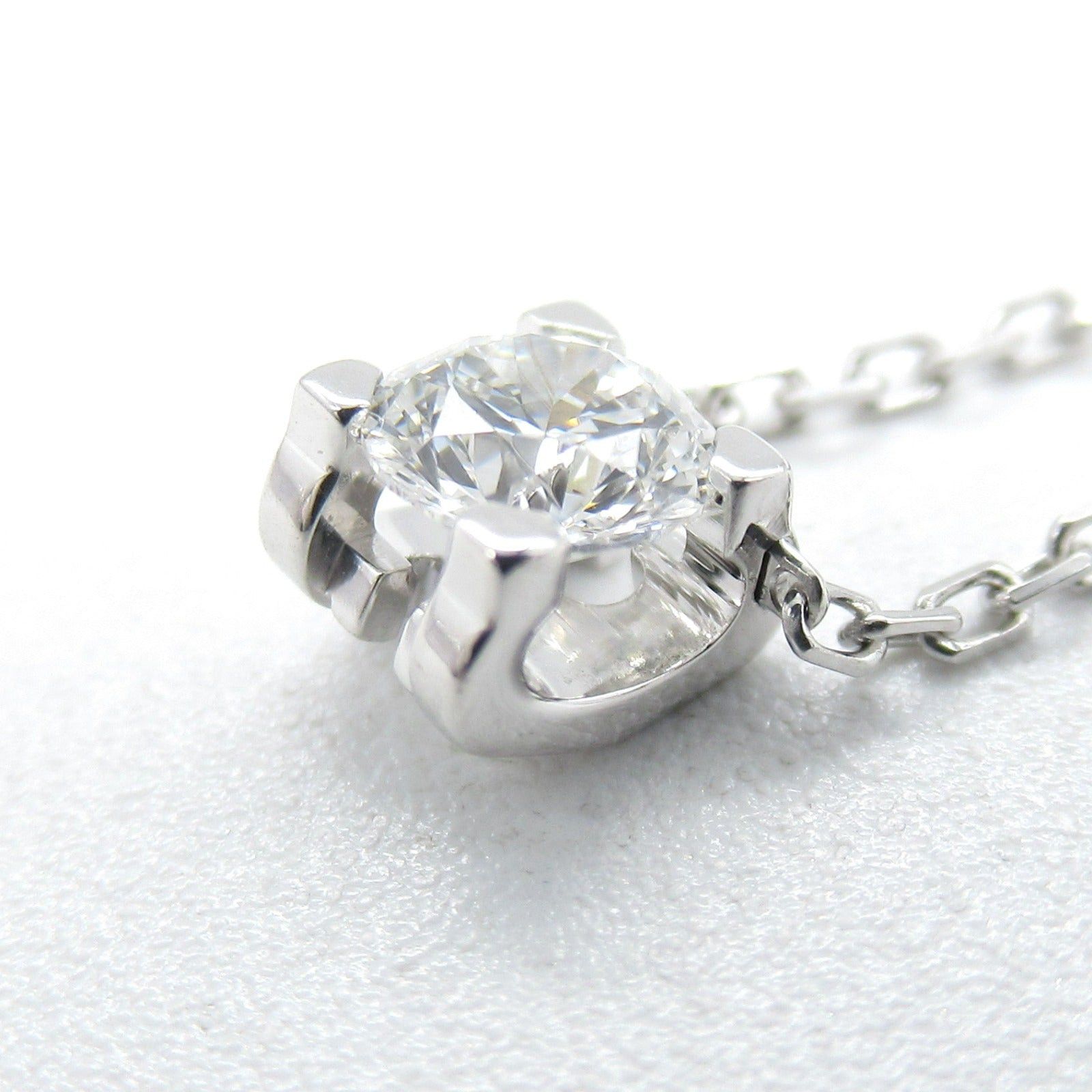 Cartier Cartier C De Cartier Diamond Necklace K18Wg (White Gold) Clear Size ONE SIZE - 6 Thumbnail