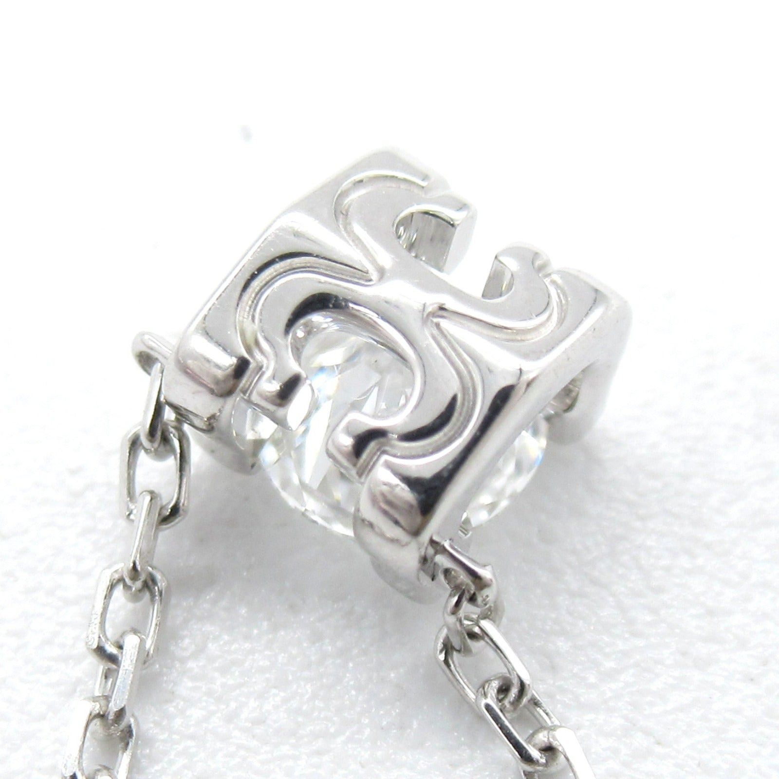 Cartier Cartier C De Cartier Diamond Necklace K18Wg (White Gold) Clear Size ONE SIZE - 7 Thumbnail