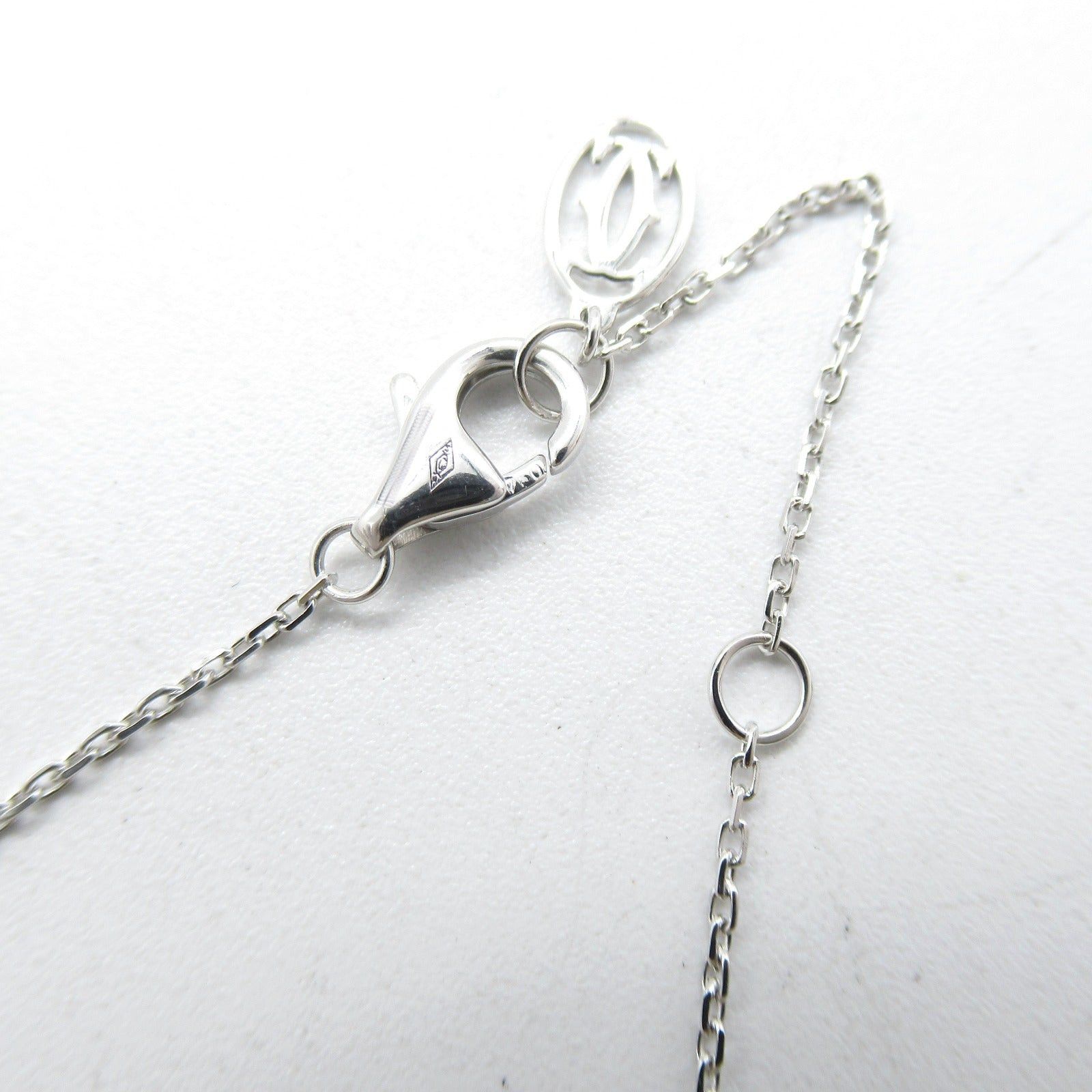 Cartier Cartier C De Cartier Diamond Necklace K18Wg (White Gold) Clear Size ONE SIZE - 4 Thumbnail
