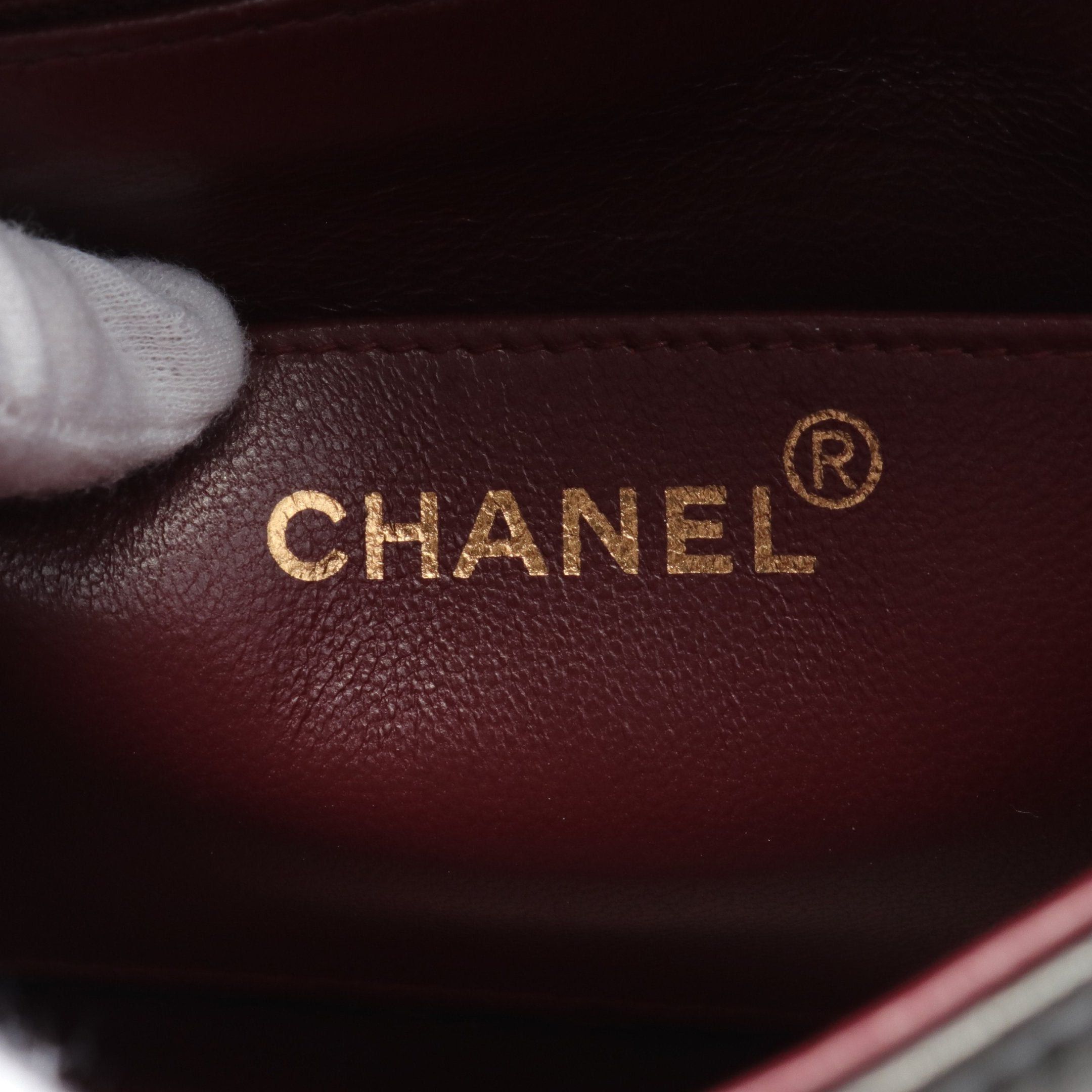 Chanel Chanel Mini Matelasse Chain Shoulder Bag Lambskin Black Gold Hardware Size ONE SIZE - 4 Thumbnail