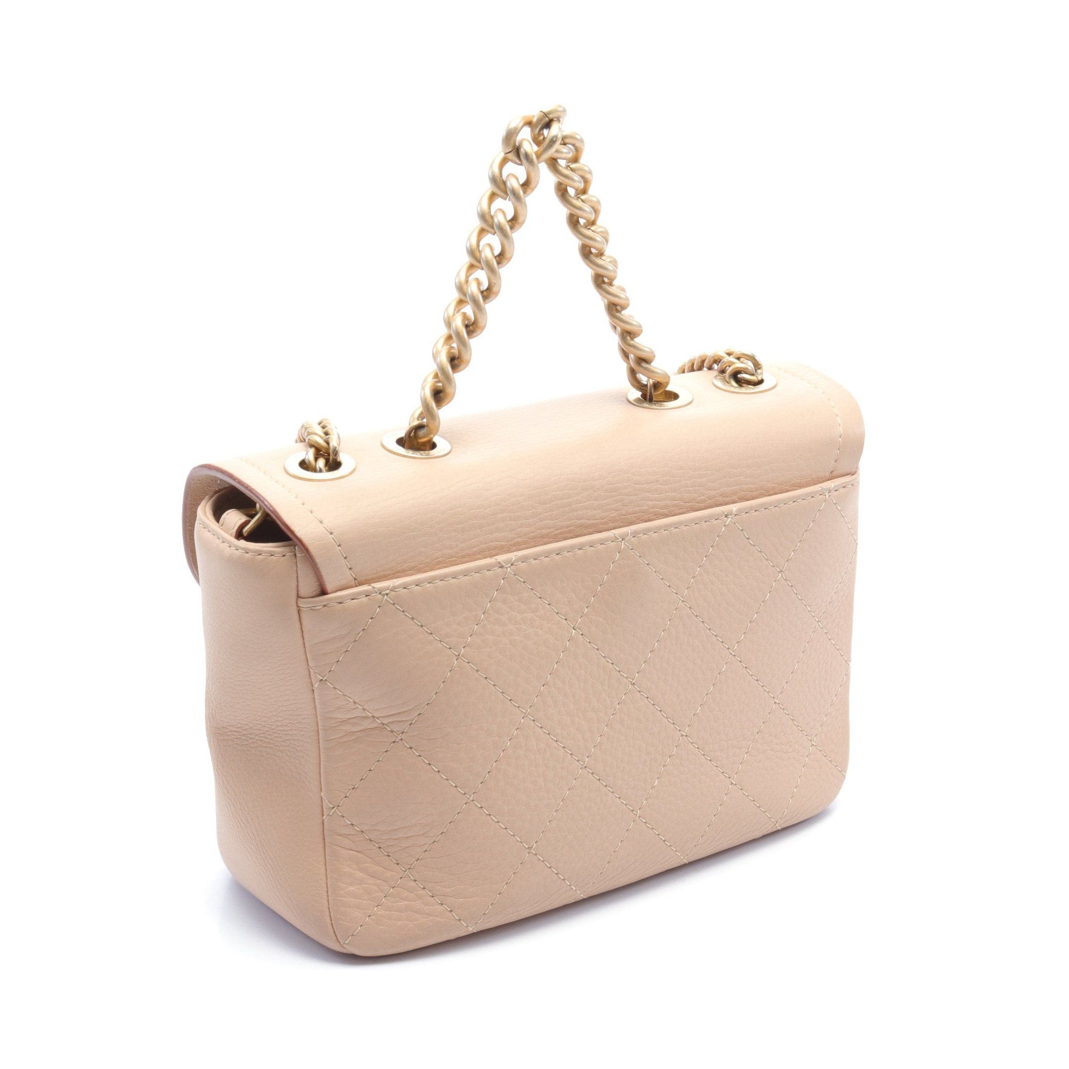 Chanel Chanel Matelasse Chain Shoulder Bag Leather Beige Gold Hardware Size ONE SIZE - 2 Thumbnail