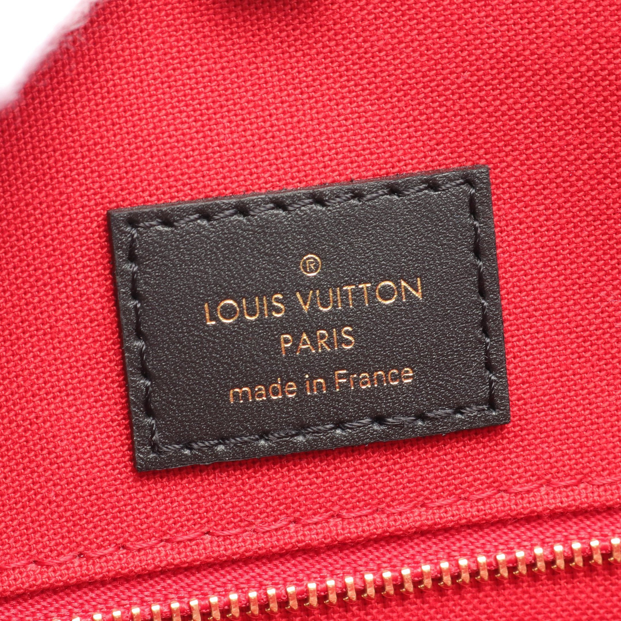 Louis Vuitton Louis Vuitton On-The-Go Mm Monogram Giant Reverse Shoulder Bag Tote Leather Brown Beige Size ONE SIZE - 4 Thumbnail