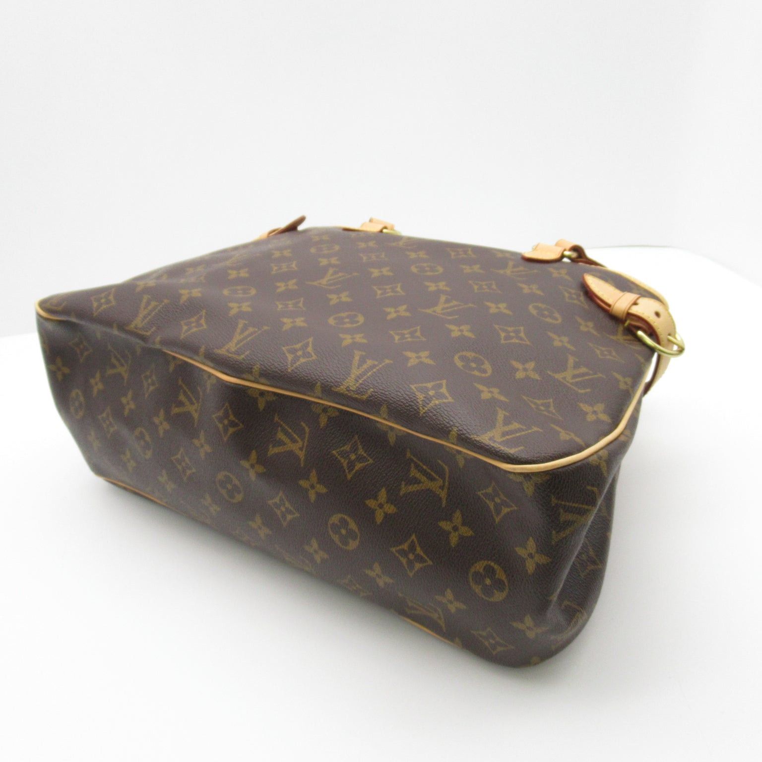 Louis Vuitton Louis Vuitton Batignolles Horizontal Handbag Tote Bag Coated Canvas Monogram Brown Size ONE SIZE - 4 Thumbnail