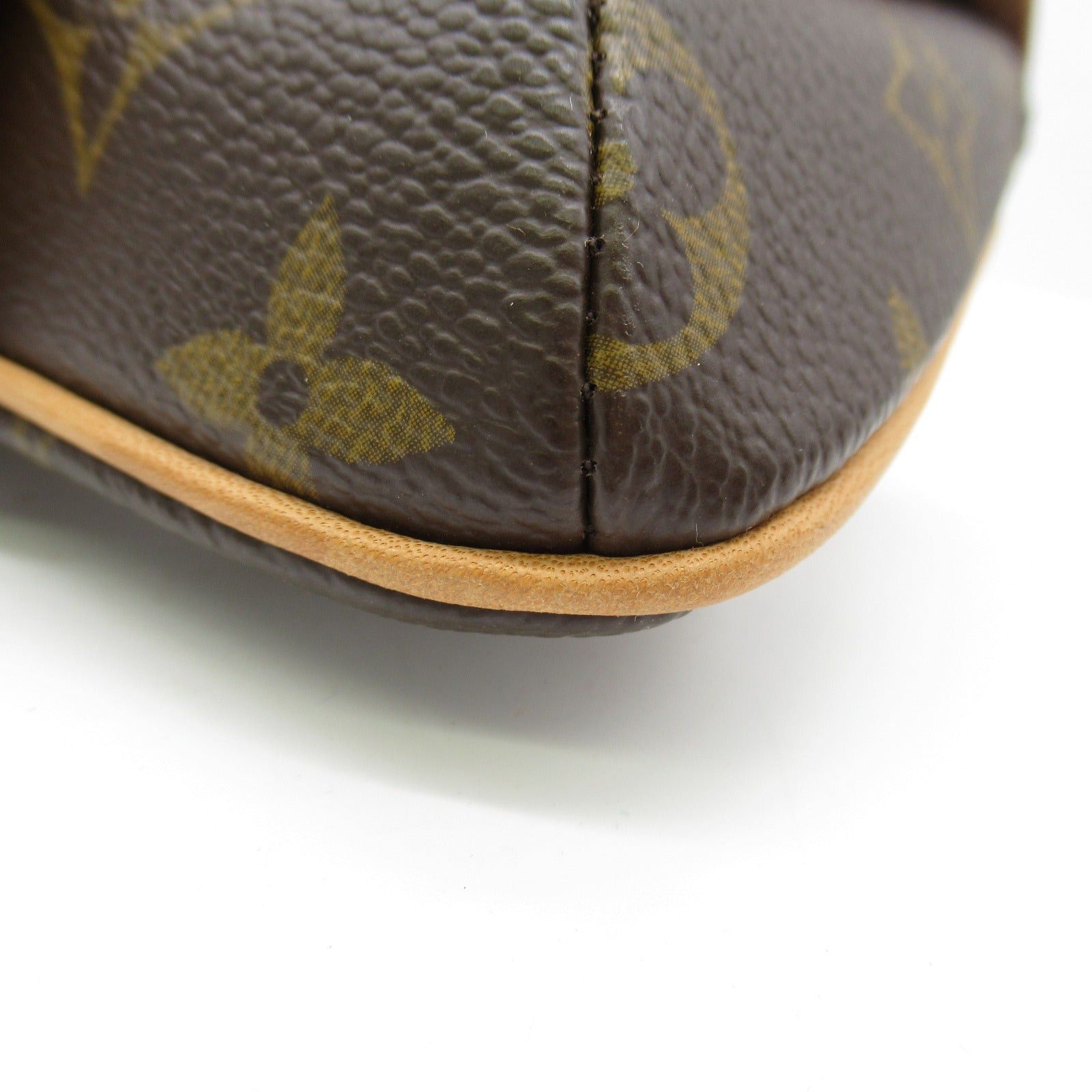 Louis Vuitton Louis Vuitton Pochette Marelle Handbag Coated Canvas Monogram Brown Size ONE SIZE - 9 Thumbnail