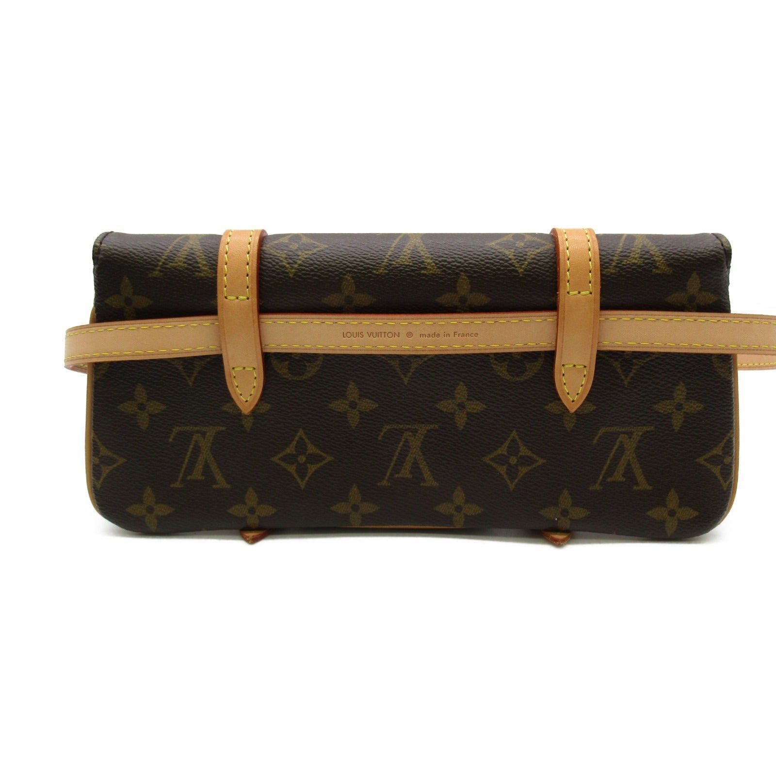 Louis Vuitton Louis Vuitton Pochette Marelle Handbag Coated Canvas Monogram Brown Size ONE SIZE - 2 Thumbnail