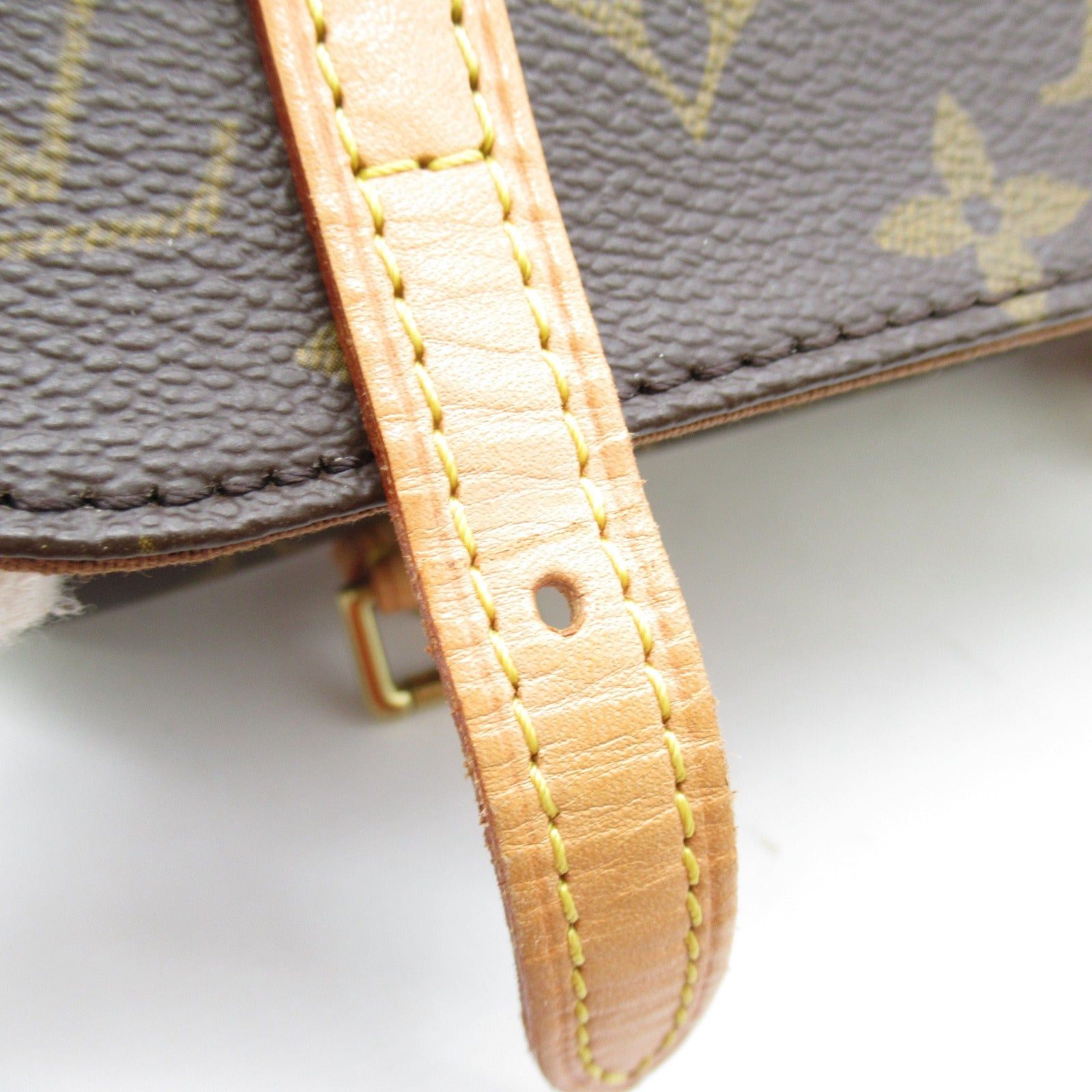 Louis Vuitton Louis Vuitton Pochette Marelle Handbag Coated Canvas Monogram Brown Size ONE SIZE - 10 Thumbnail