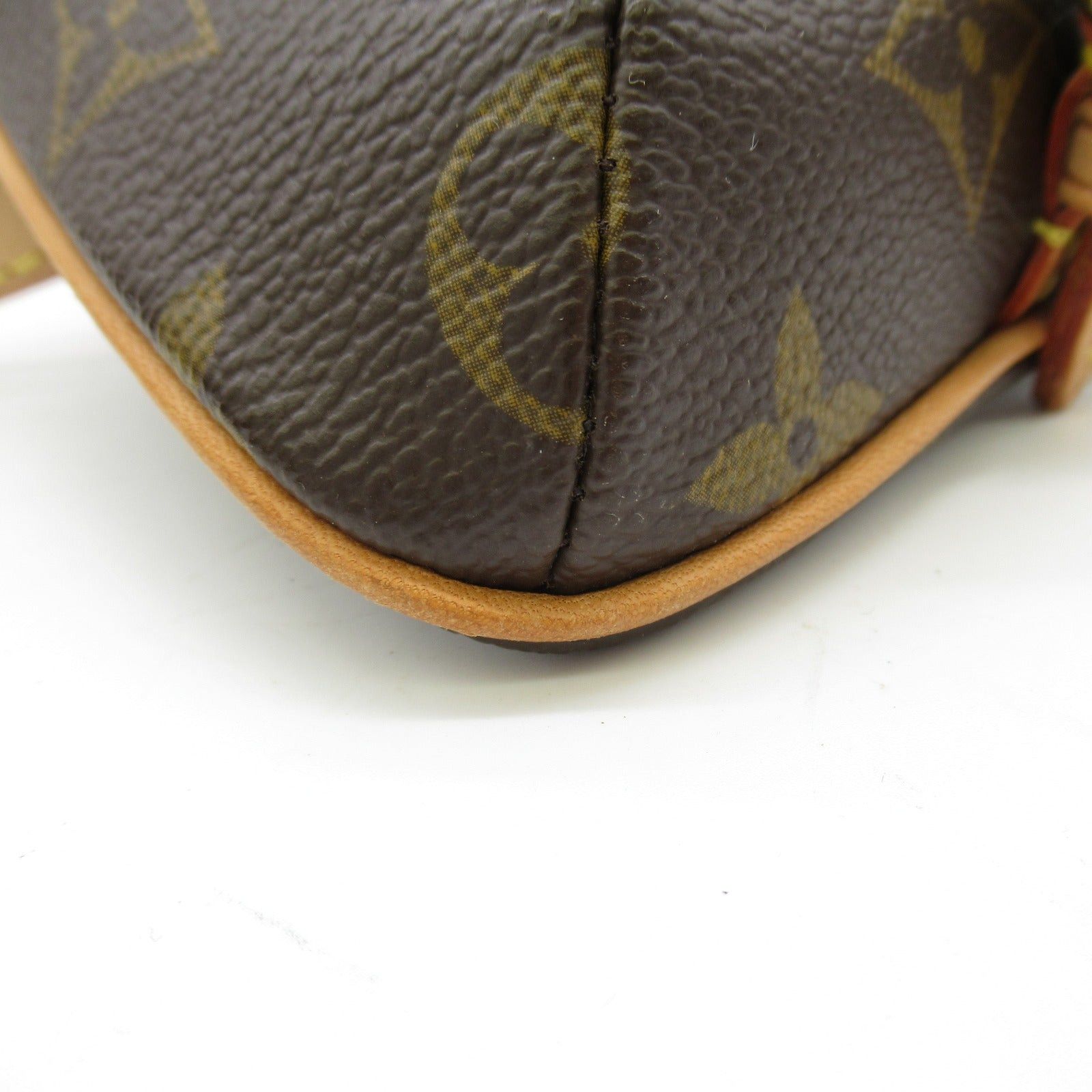 Louis Vuitton Louis Vuitton Pochette Marelle Handbag Coated Canvas Monogram Brown Size ONE SIZE - 8 Thumbnail