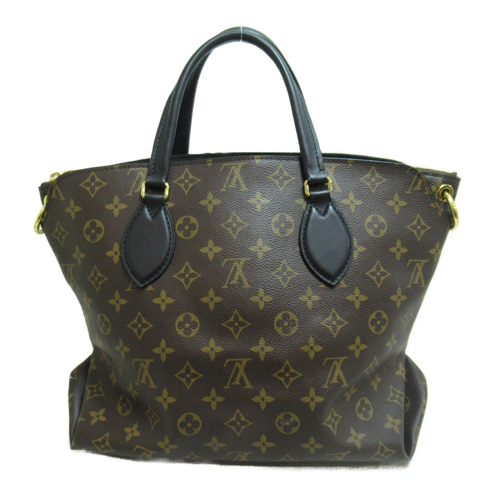 Louis Vuitton Louis Vuitton Flower Zip Tote Mm Shoulder Bag Coated Canvas Monogram Brown Noir Size ONE SIZE - 2 Thumbnail