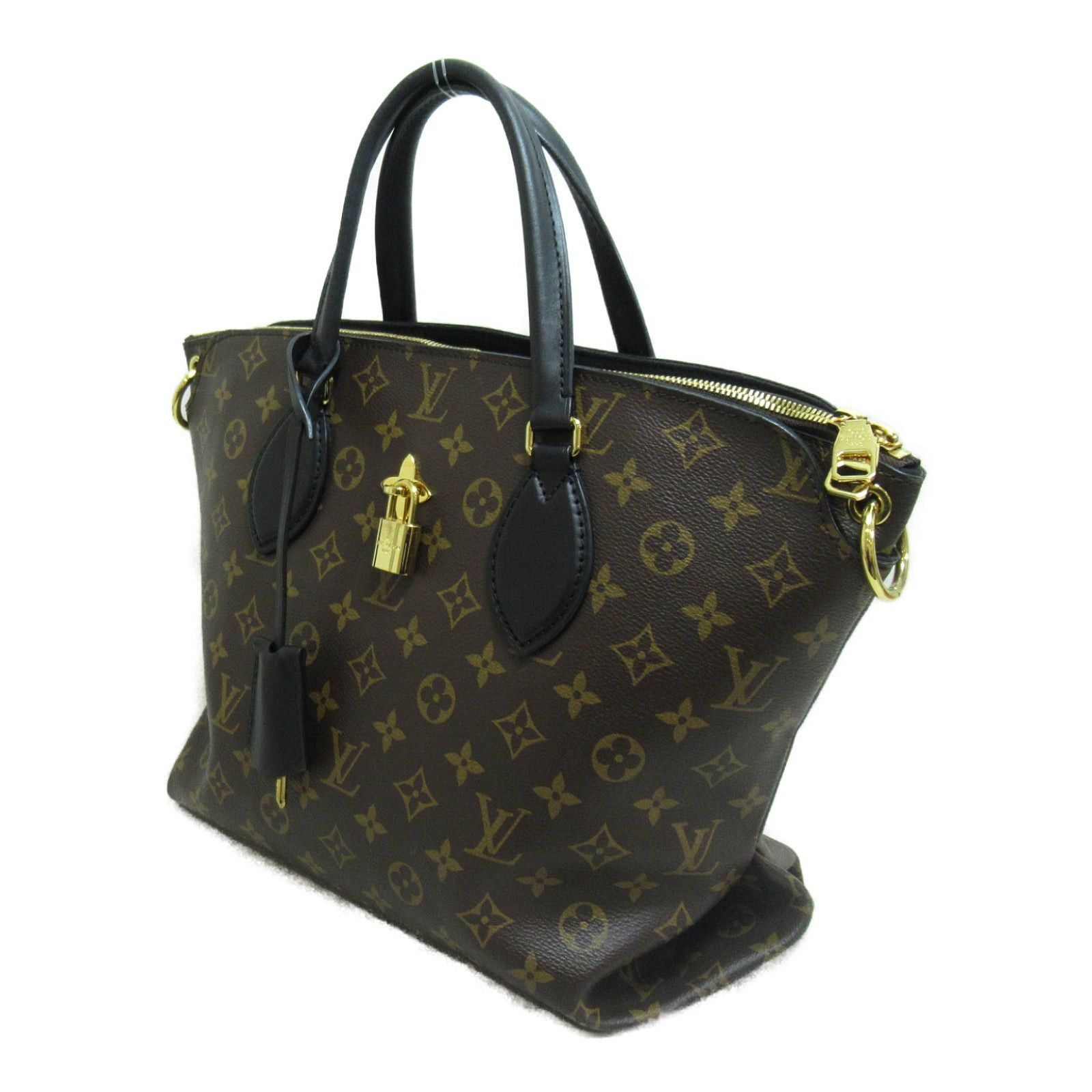 Louis Vuitton Louis Vuitton Flower Zip Tote Mm Shoulder Bag Coated Canvas Monogram Brown Noir Size ONE SIZE - 3 Thumbnail