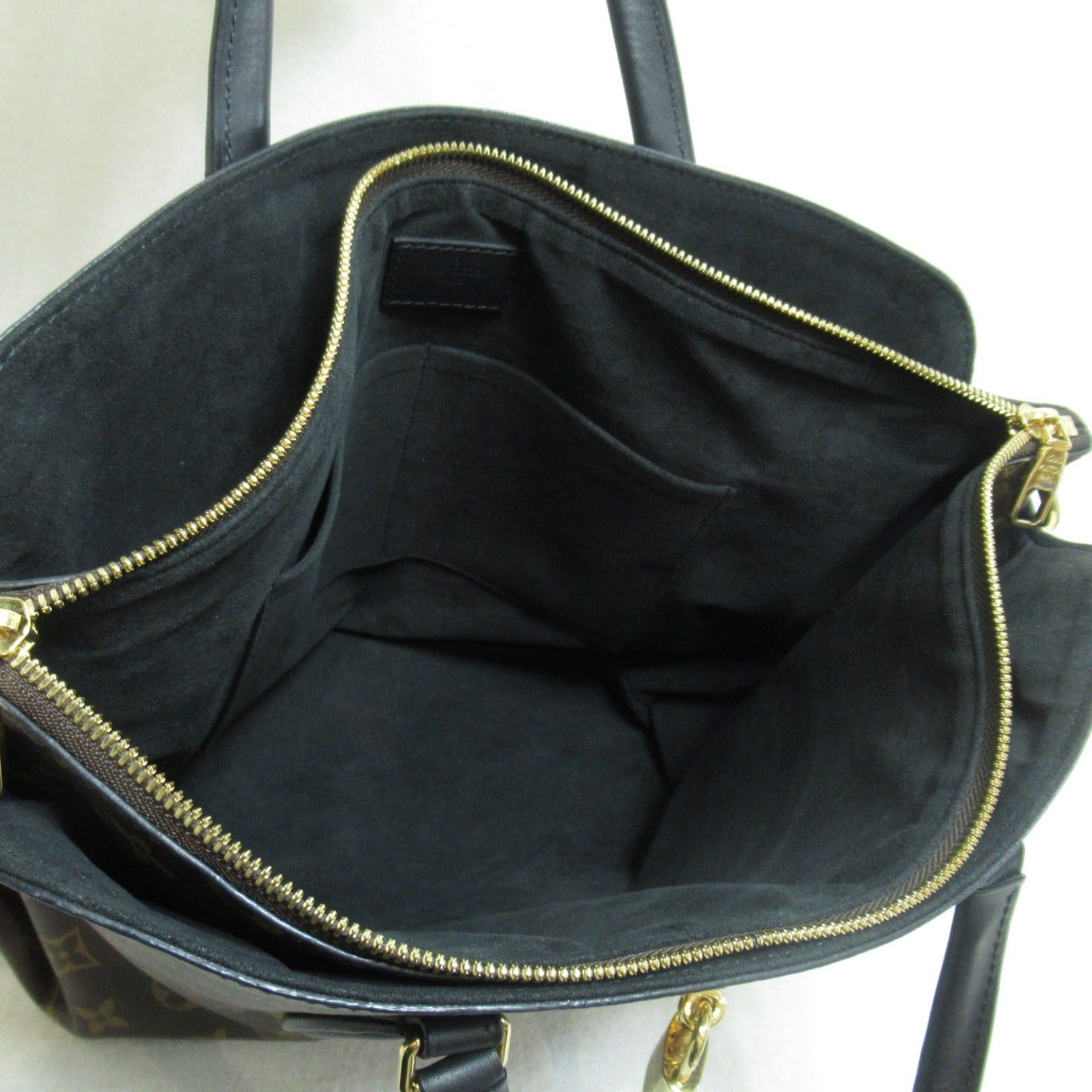 Louis Vuitton Louis Vuitton Flower Zip Tote Mm Shoulder Bag Coated Canvas Monogram Brown Noir Size ONE SIZE - 5 Thumbnail