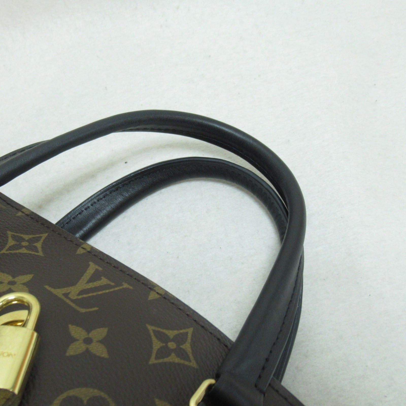 Louis Vuitton Louis Vuitton Flower Zip Tote Mm Shoulder Bag Coated Canvas Monogram Brown Noir Size ONE SIZE - 8 Thumbnail